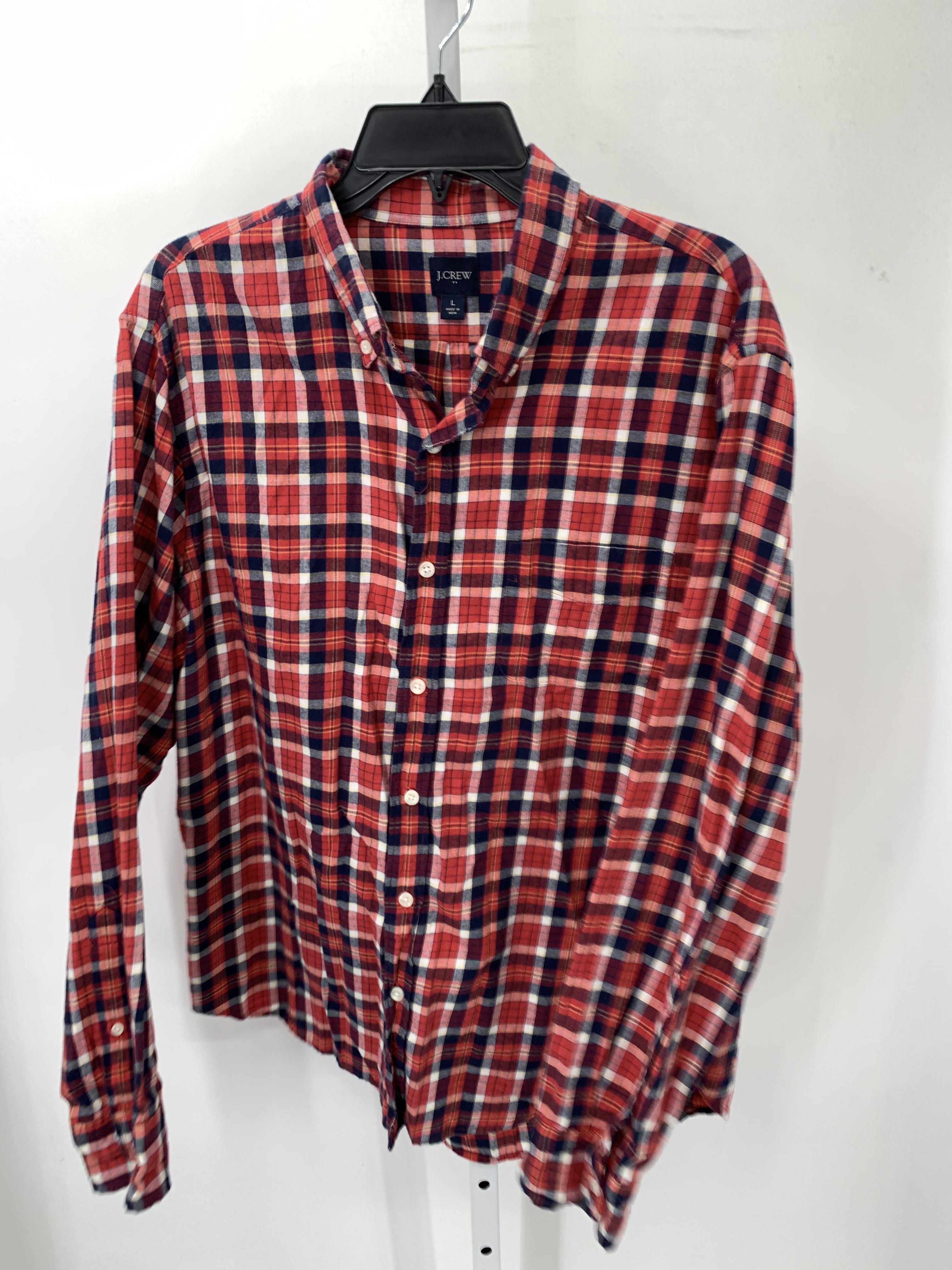 BLUE WHITE PLAID BTN DOWN