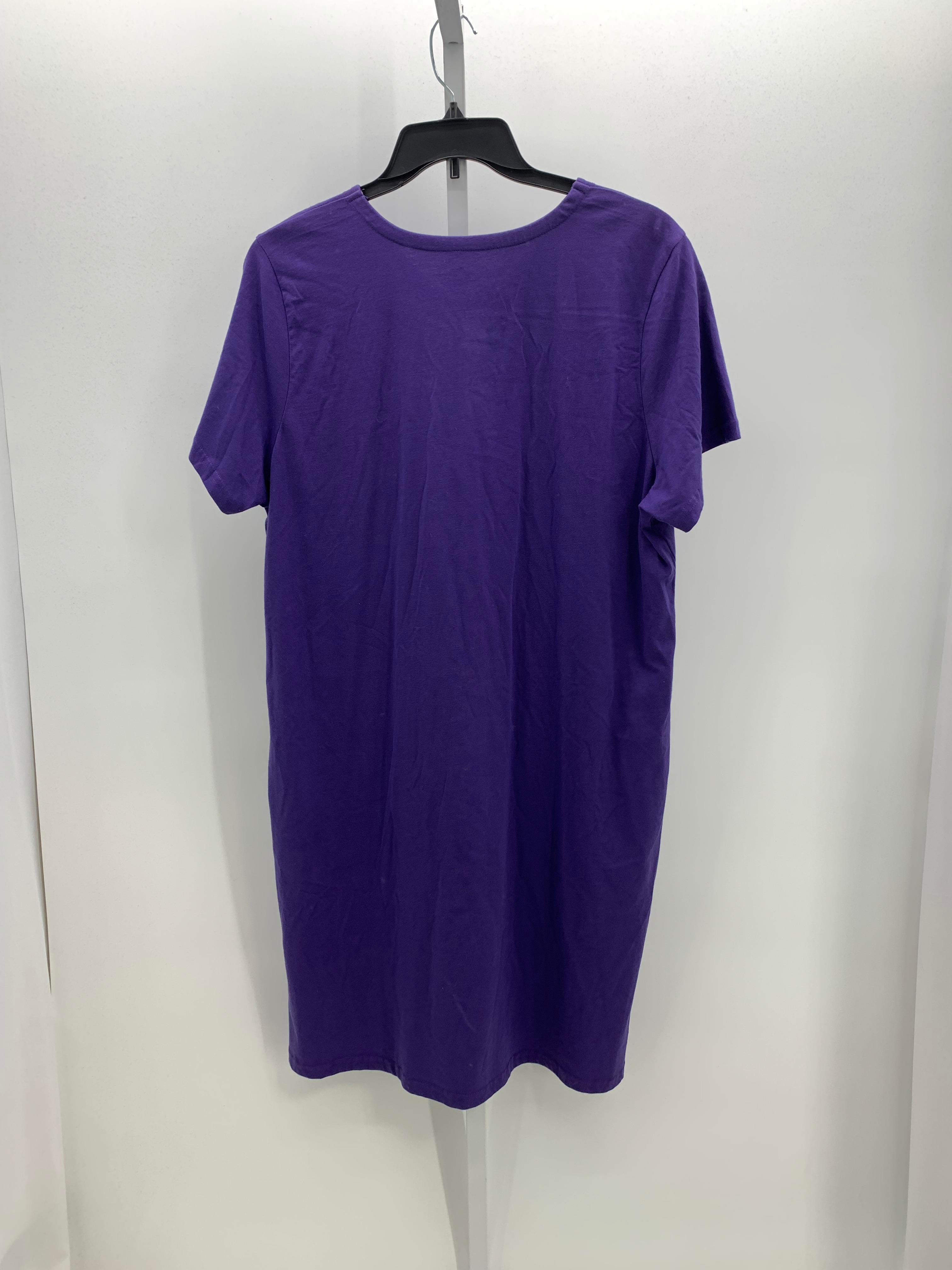 Size 1X Womens Short Sleeve Dress