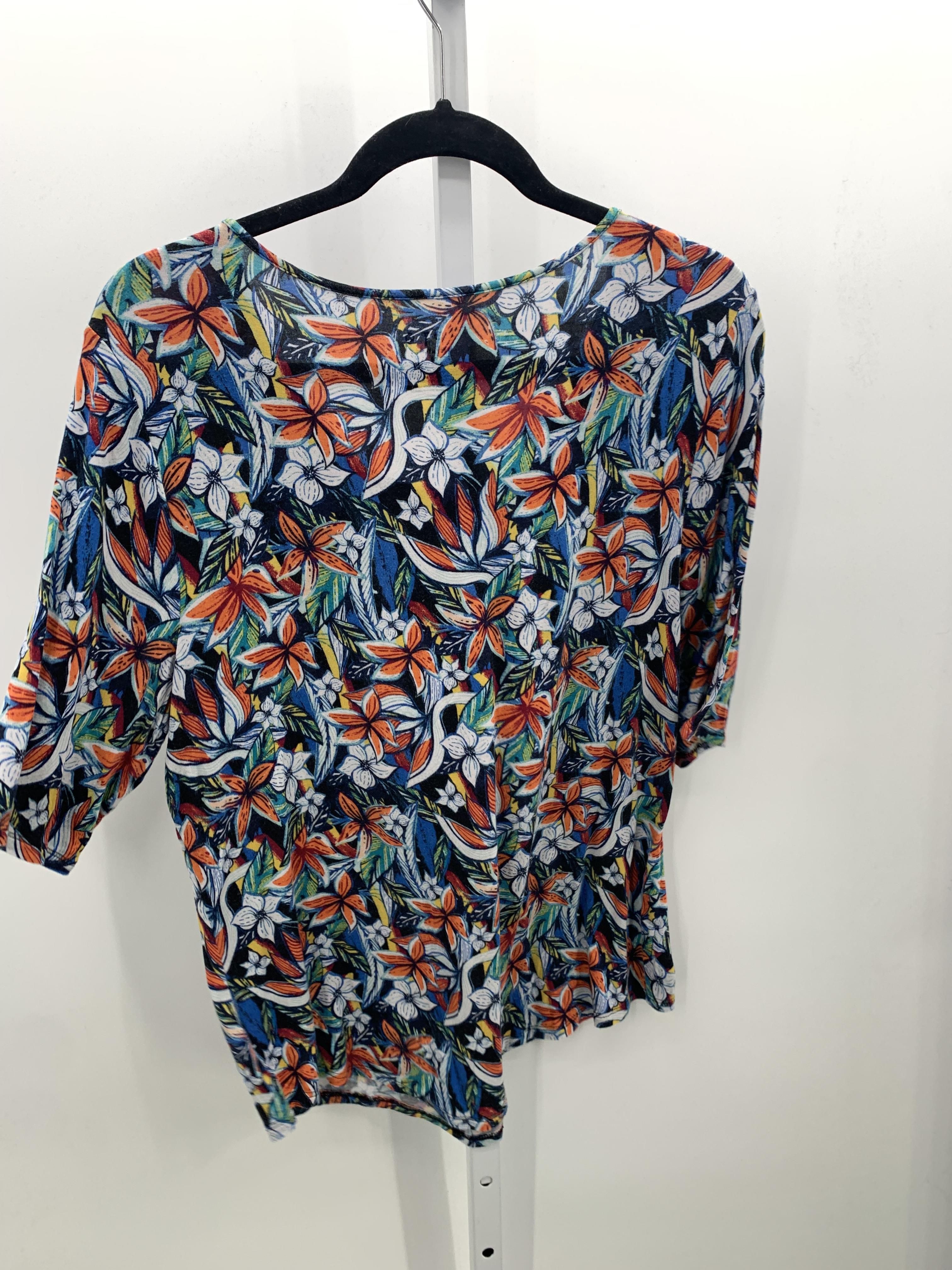 Apt. 9 Size Extra Large Misses Short Sleeve Shirt