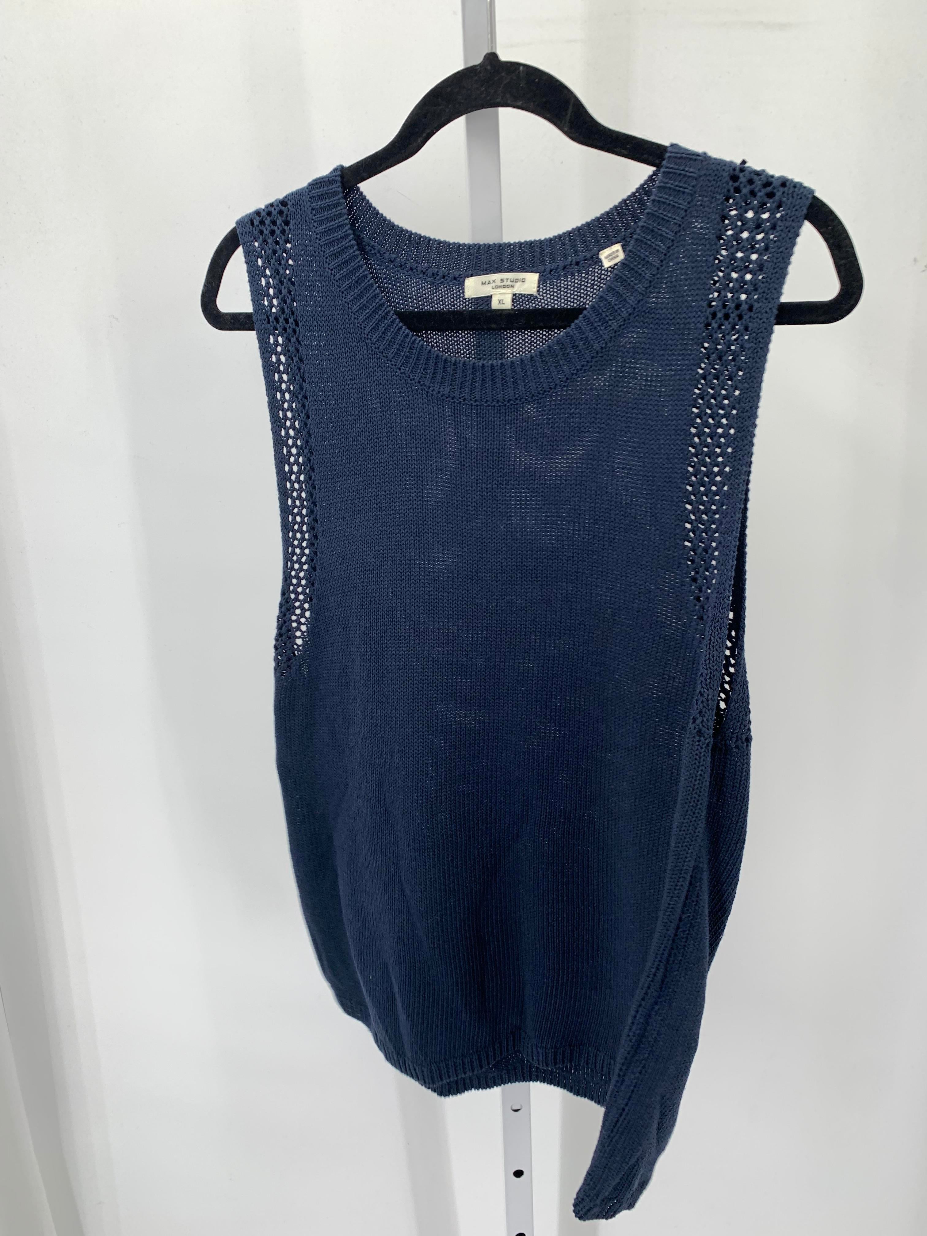 Max Studio Size Extra Large Misses Sleeveless Sweater