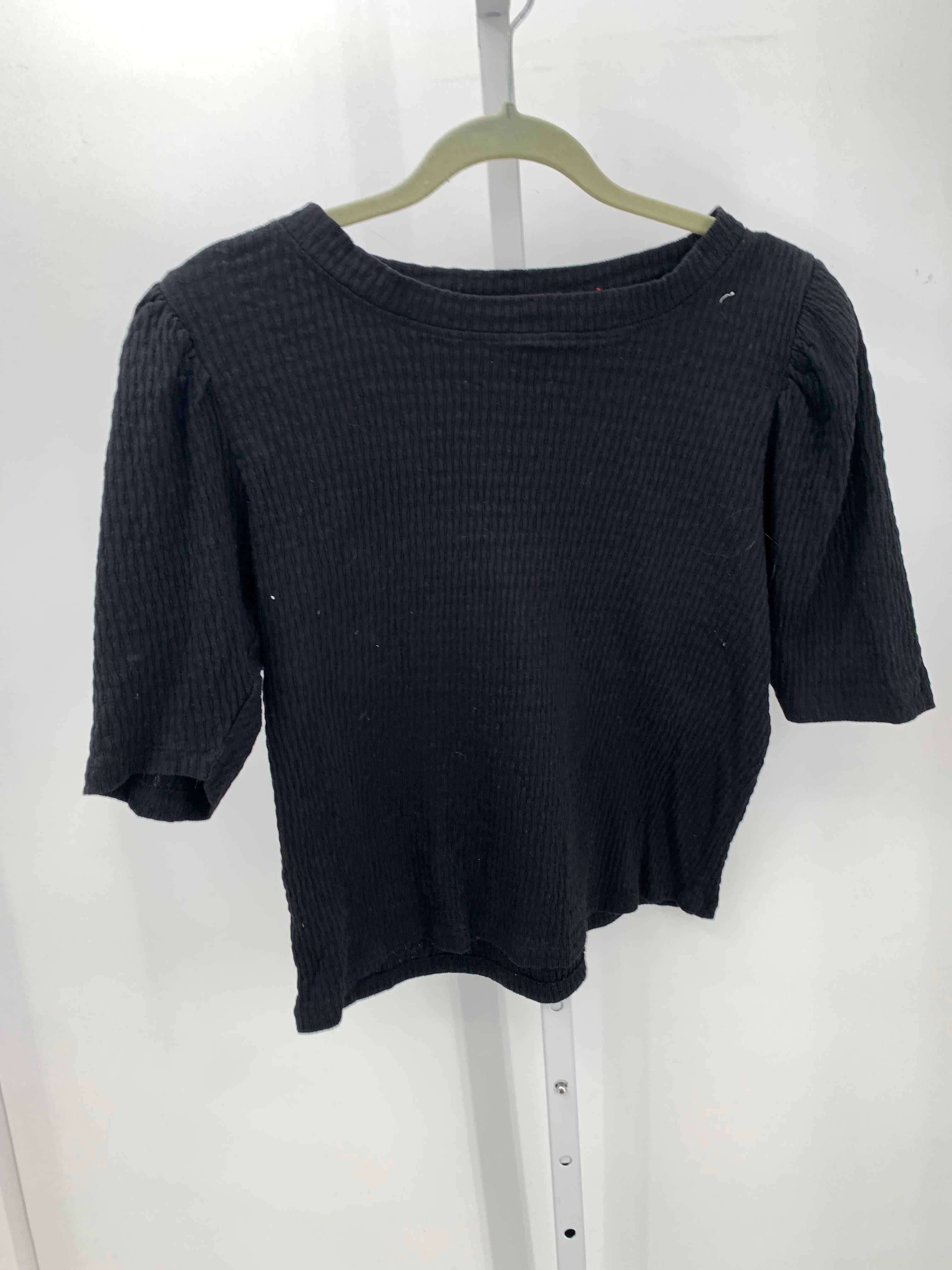 Loft Size Large Misses Short Sleeve Shirt
