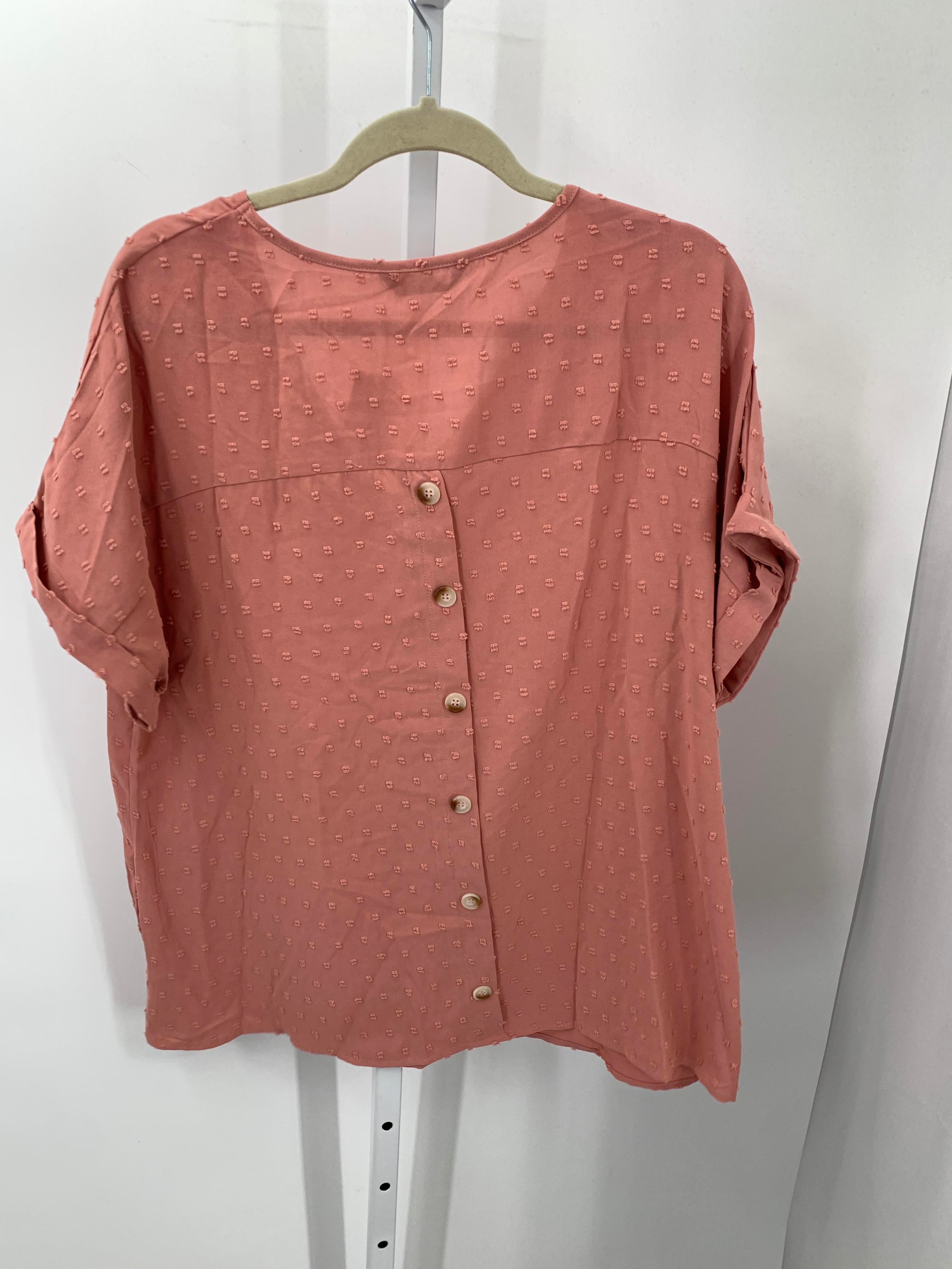 Size 14 Misses Short Sleeve Shirt