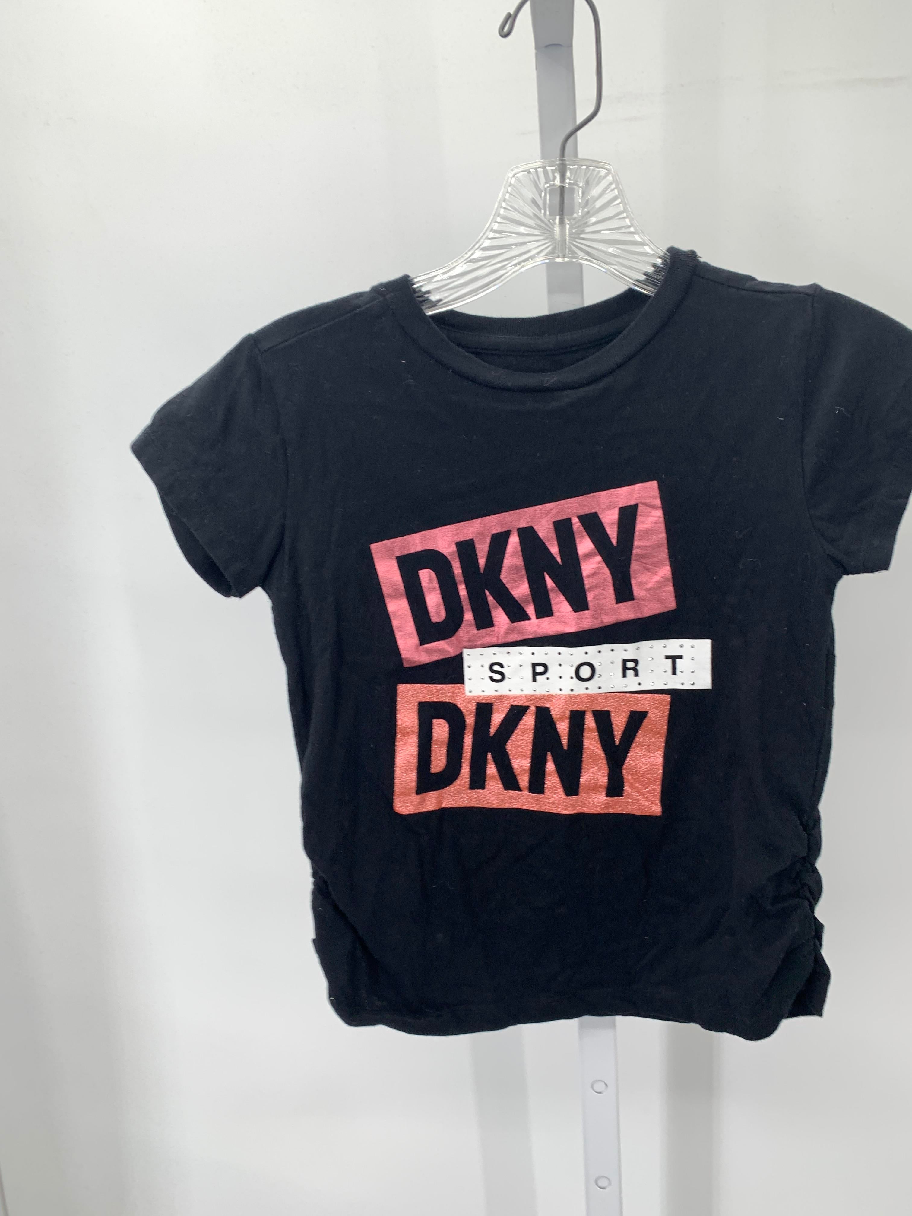DKNY Size 7 Girls Short Sleeve Shirt