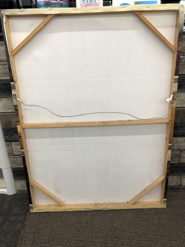 DIFFERENT COLOR BOOKS CANVAS WALL ART.