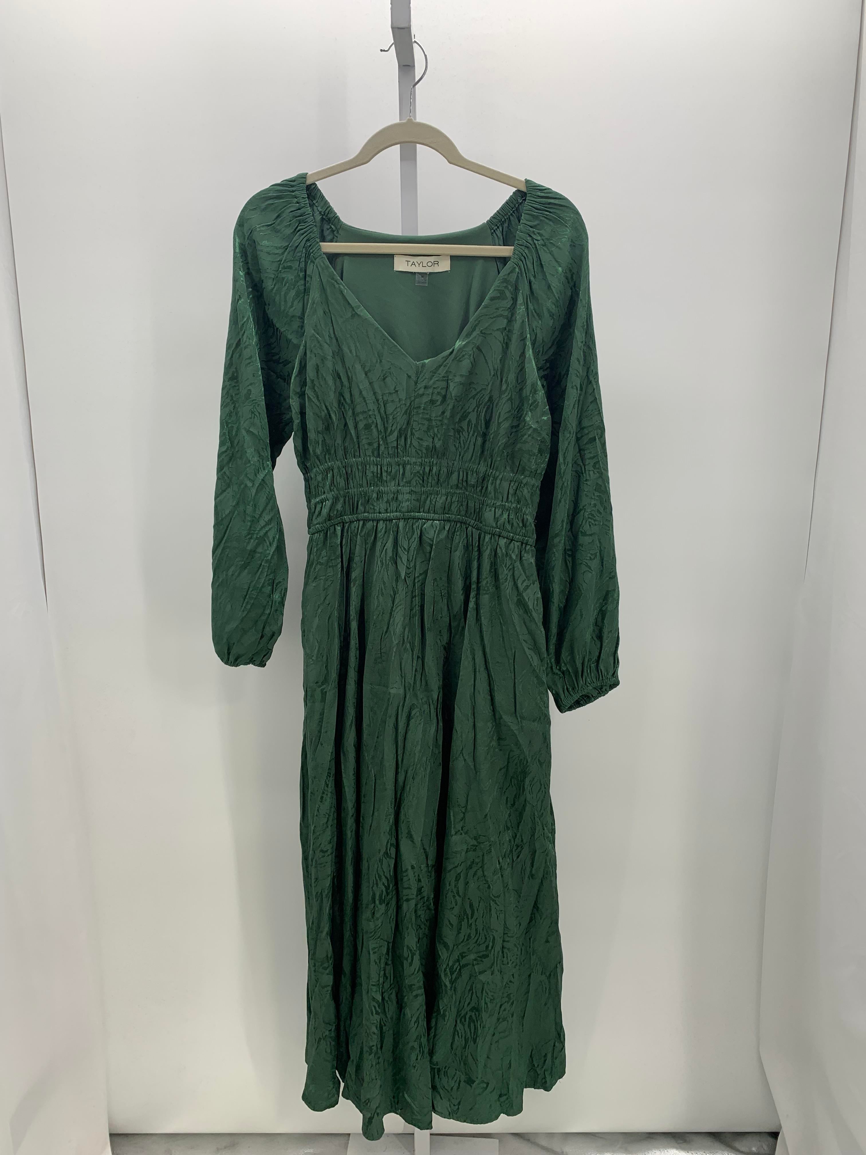 Taylor Size Medium Misses Long Sleeve Dress