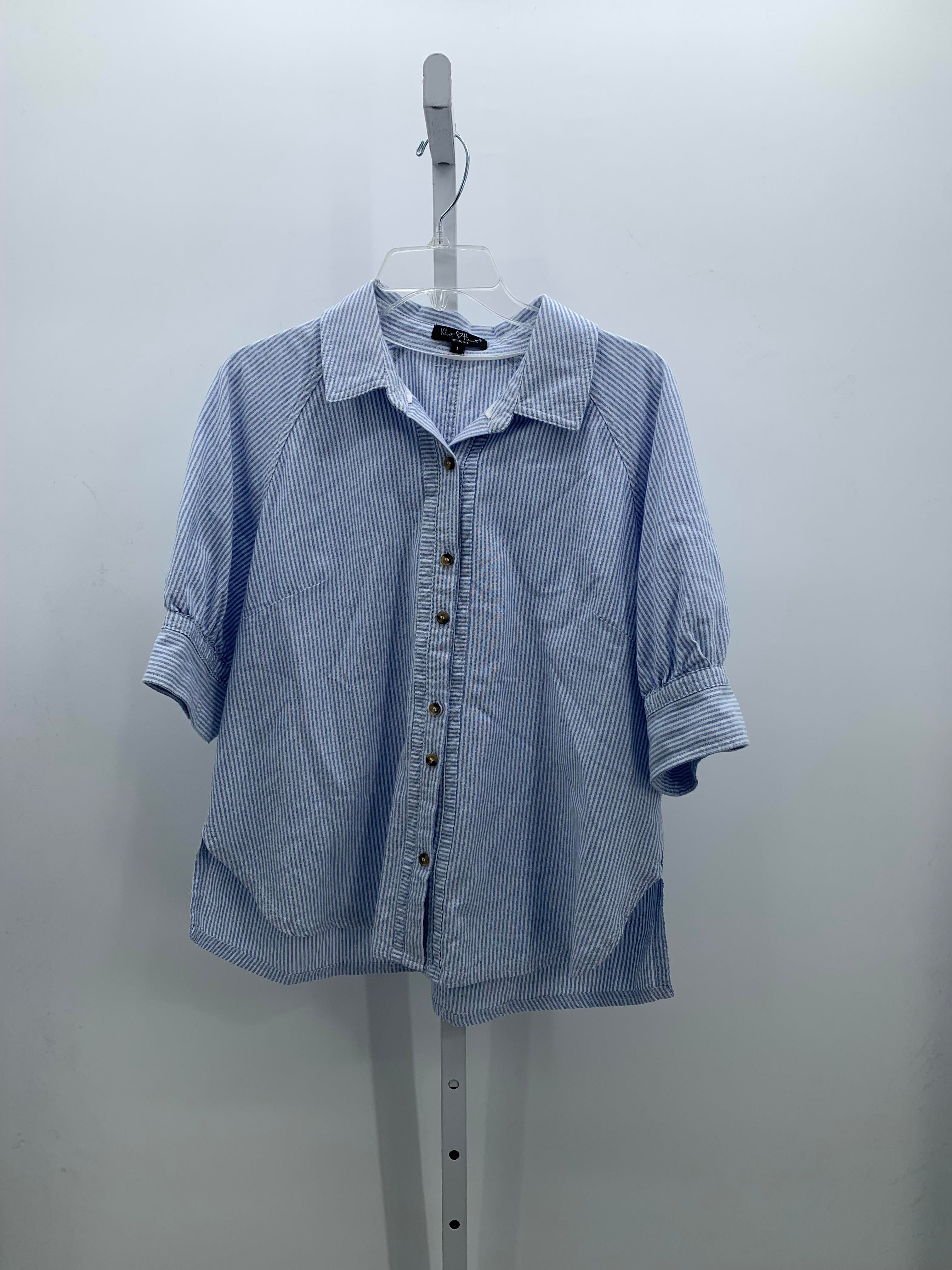Velvet Heart Size Large Misses Short Sleeve Shirt