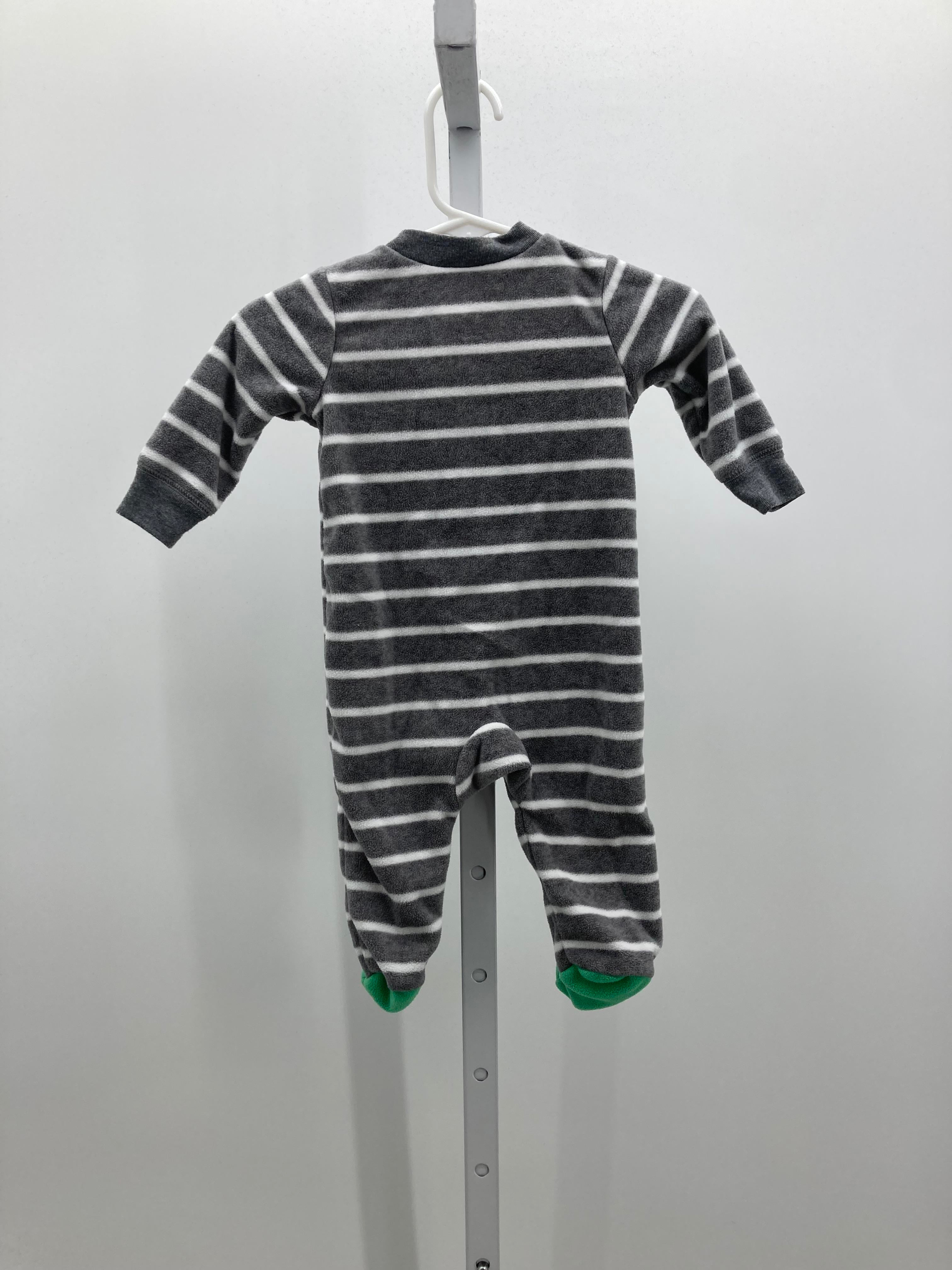 WHITE STRIPES FLEECE DINO