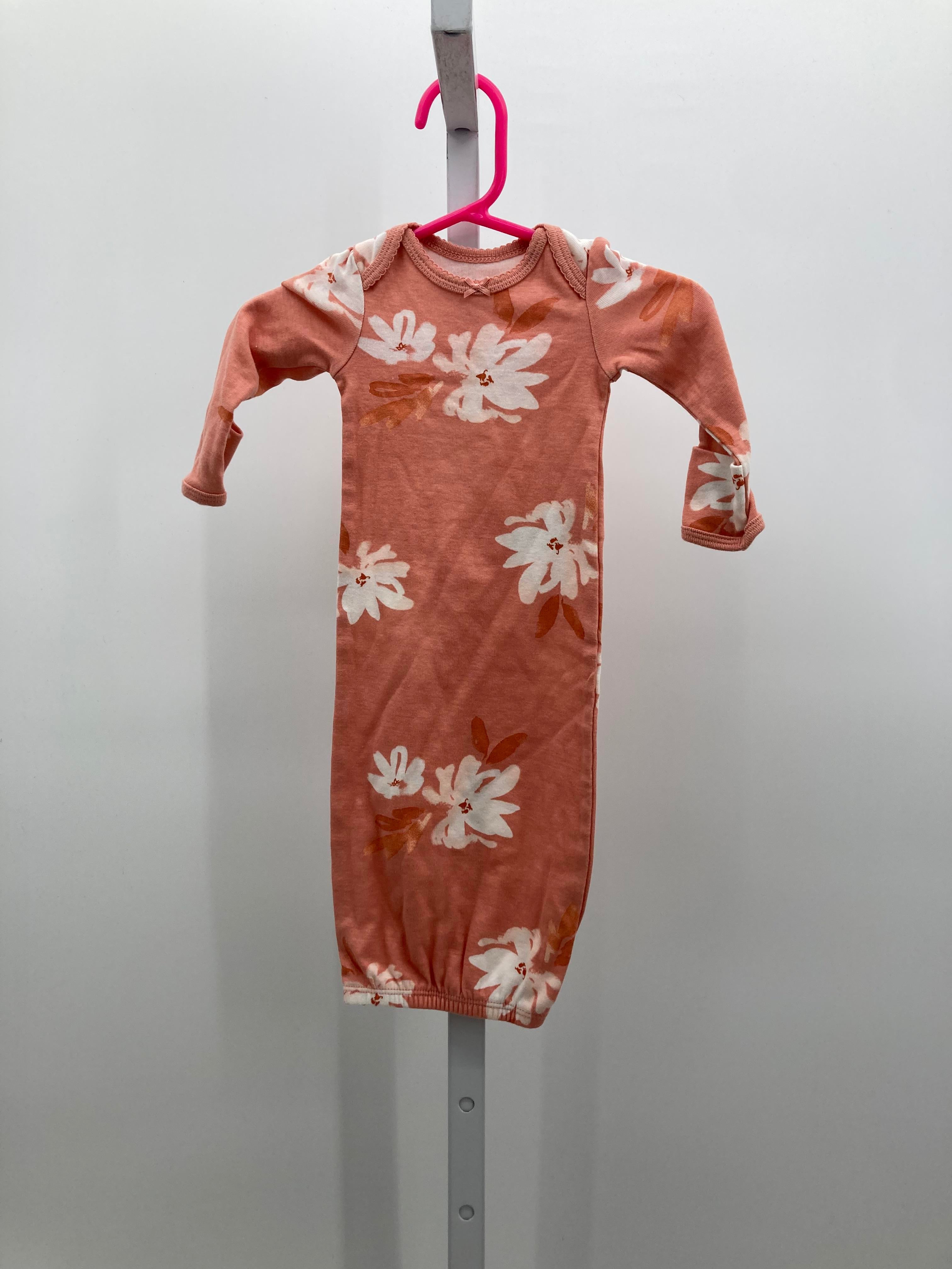 Carters Size Newborn Girls Gown Sleeper