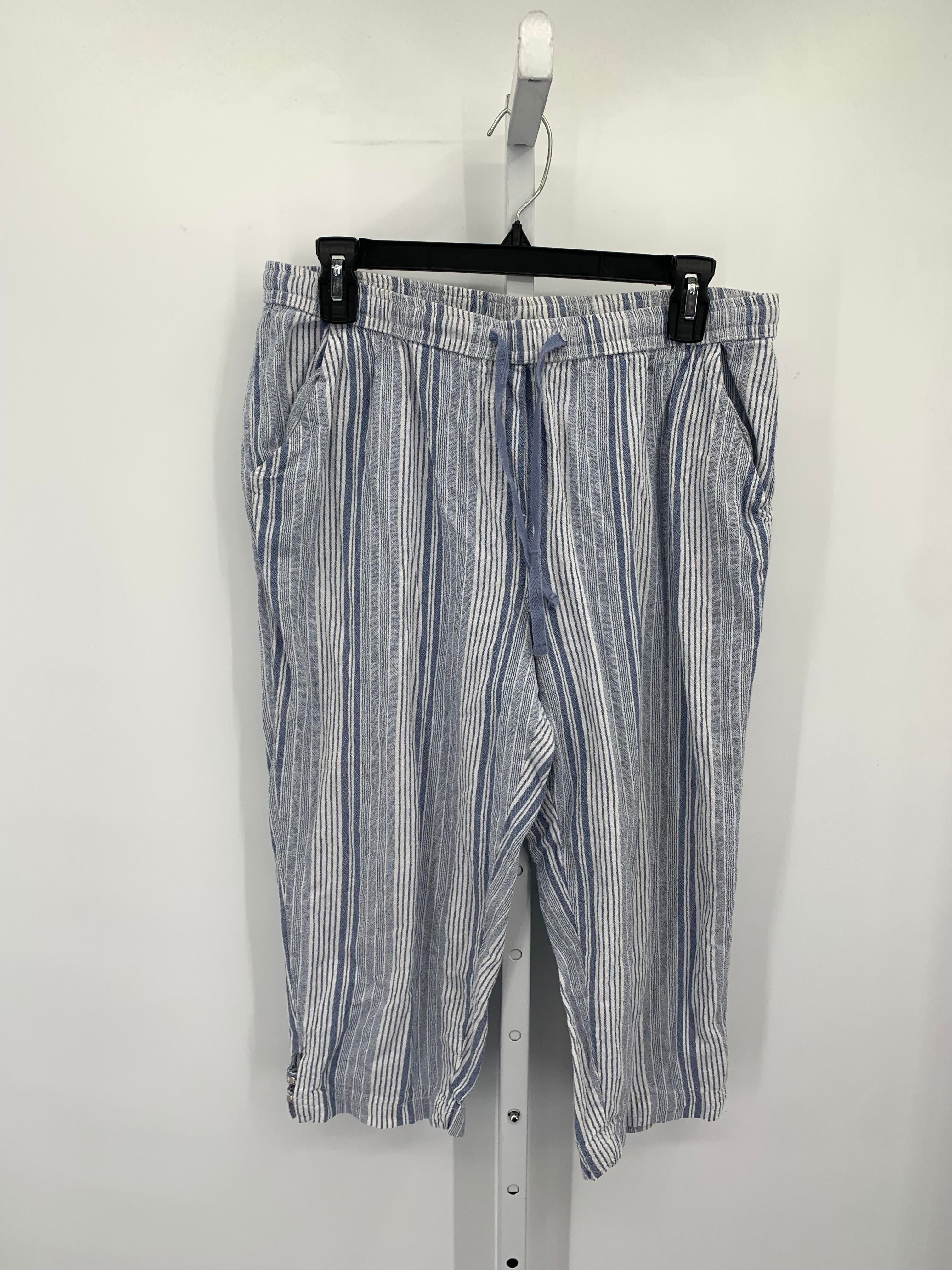 Croft & Barrow Size Large Misses Capri Pants