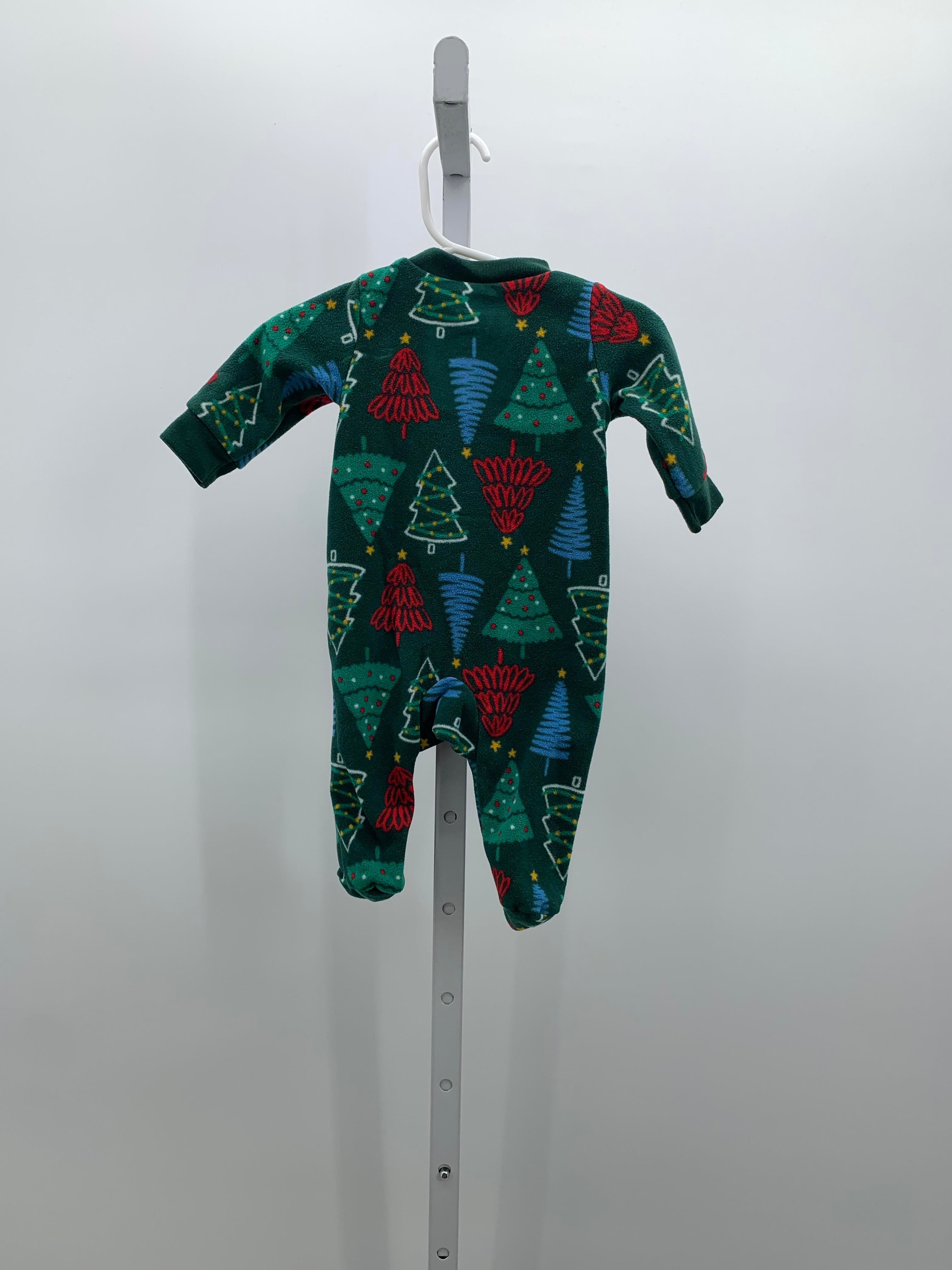 FLEECE ROMPER XMAS TREES