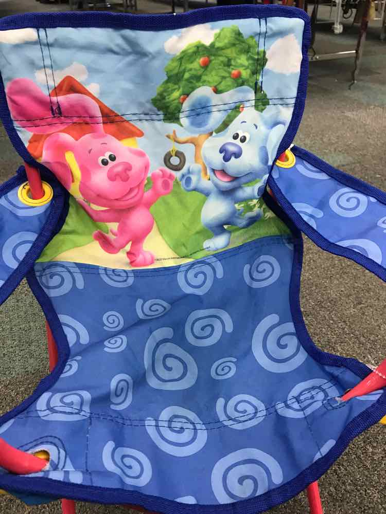 Child's Folding Chair Blue's Clues