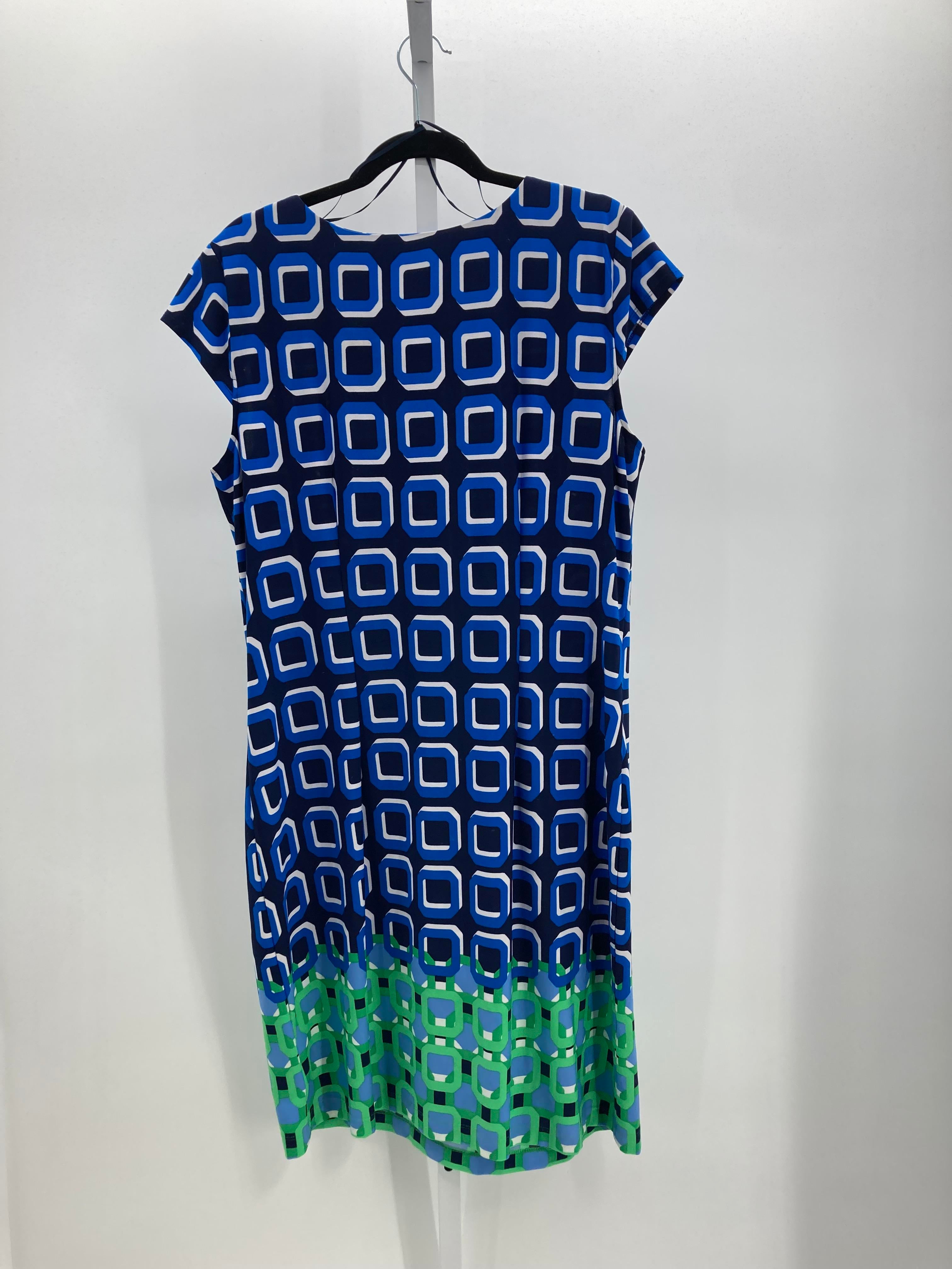 Liz Claiborne Size Extra Large Misses Short Sleeve Dress