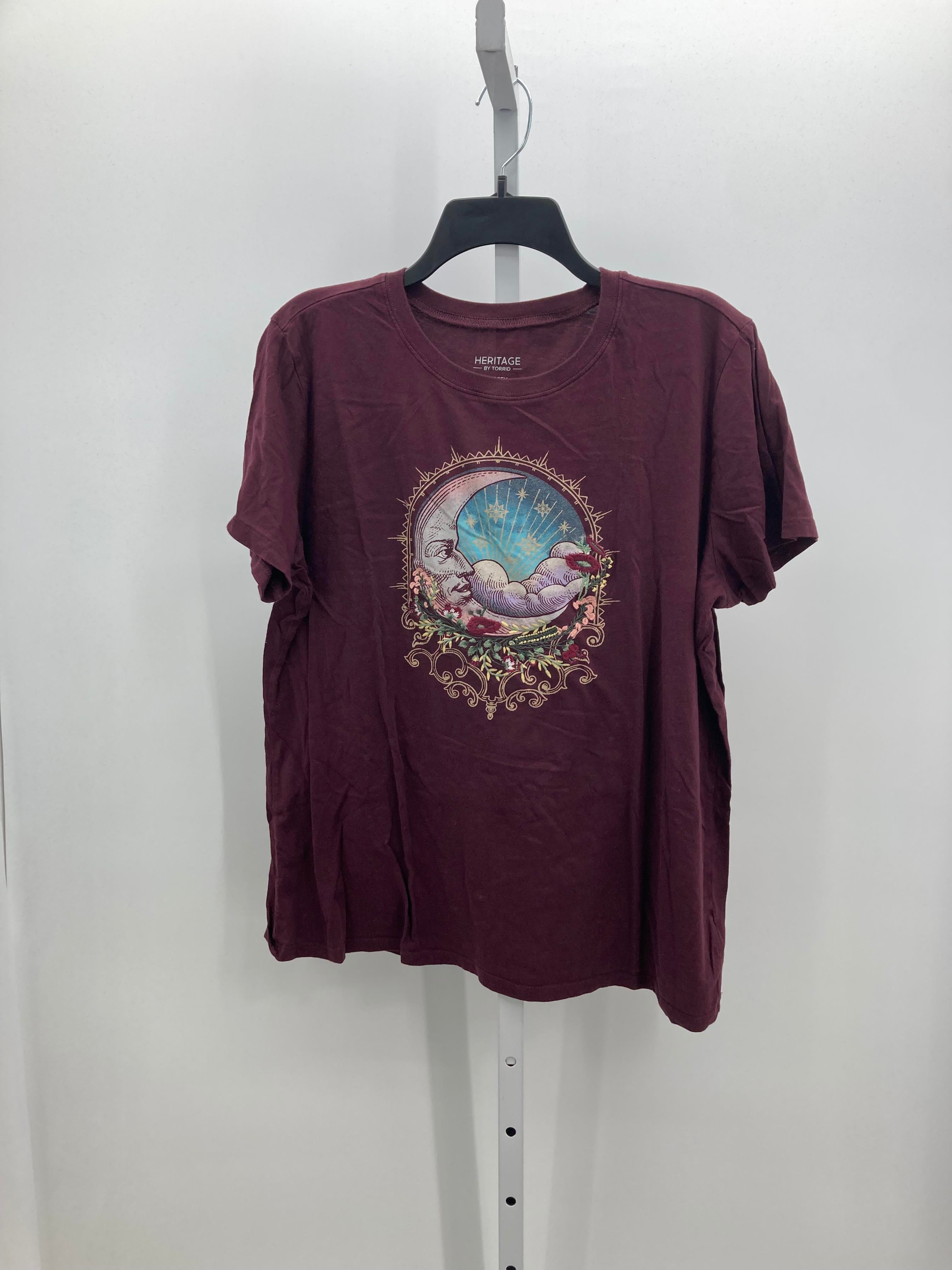 Torrid Size 0X Womens Short Sleeve Shirt