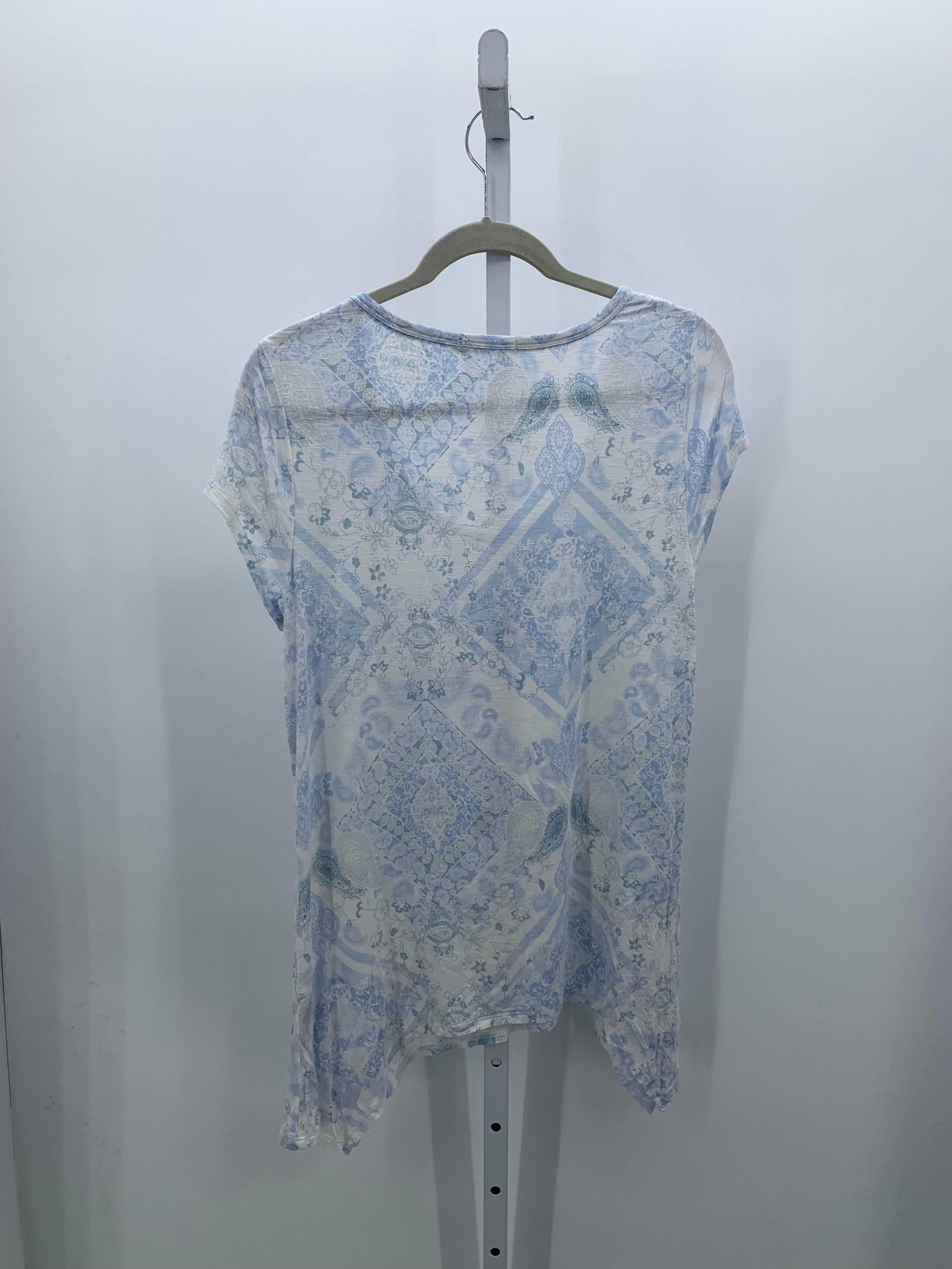 Max Jeans Size Medium Misses Short Sleeve Shirt