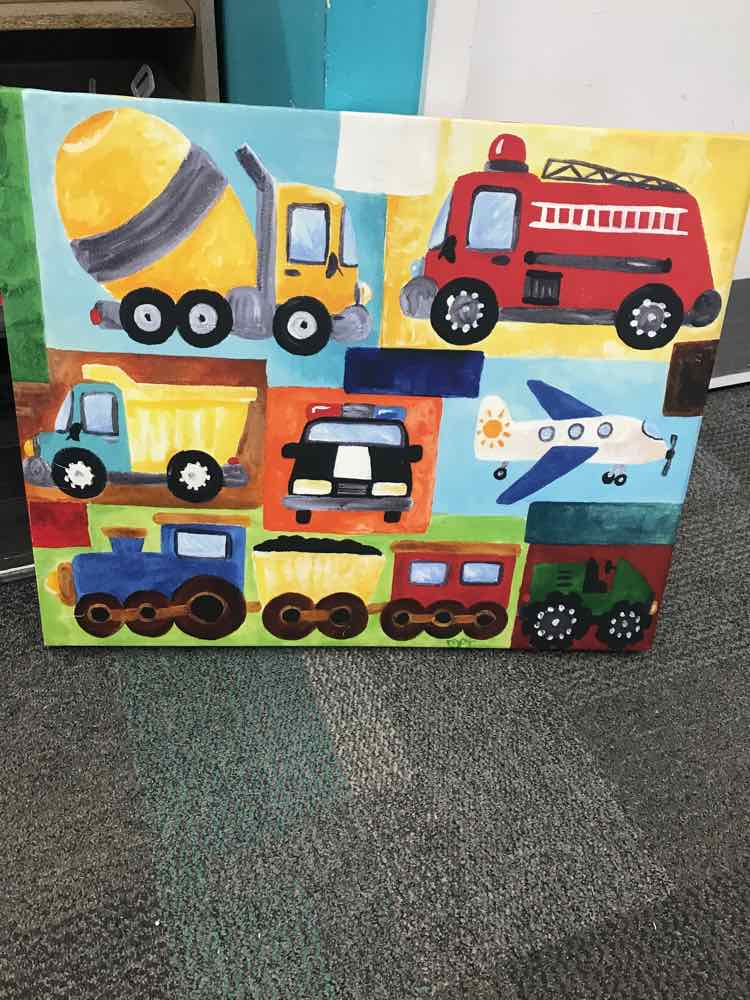 Canvas Frame - Trucks