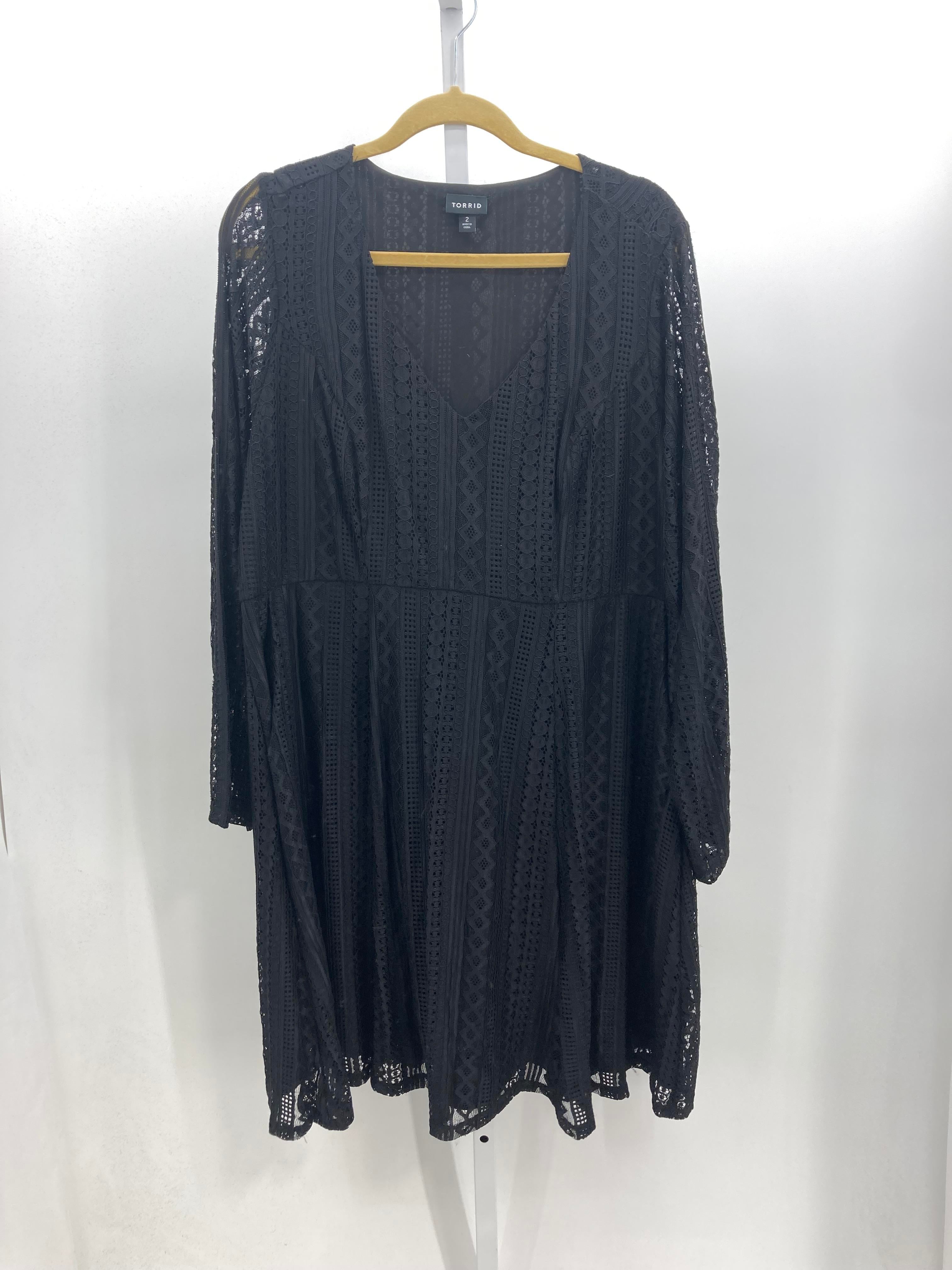 Torrid Size 2X Womens Long Sleeve Dress