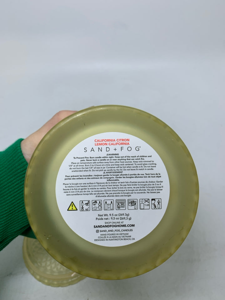 NEW SAND AND FOG CALIFORNIA LEMON.