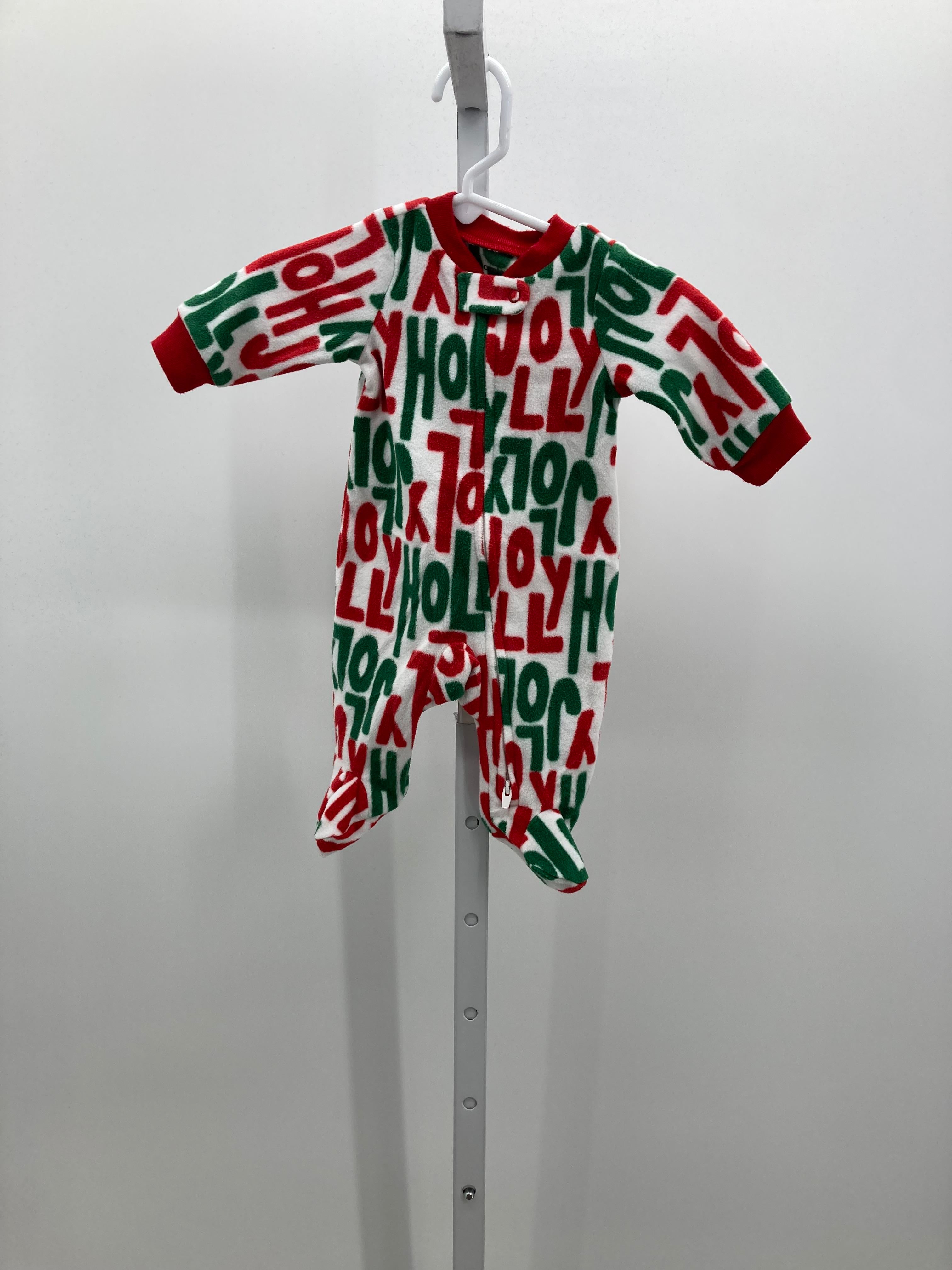 FLEECE ROMPER GREEN RED JOLLY