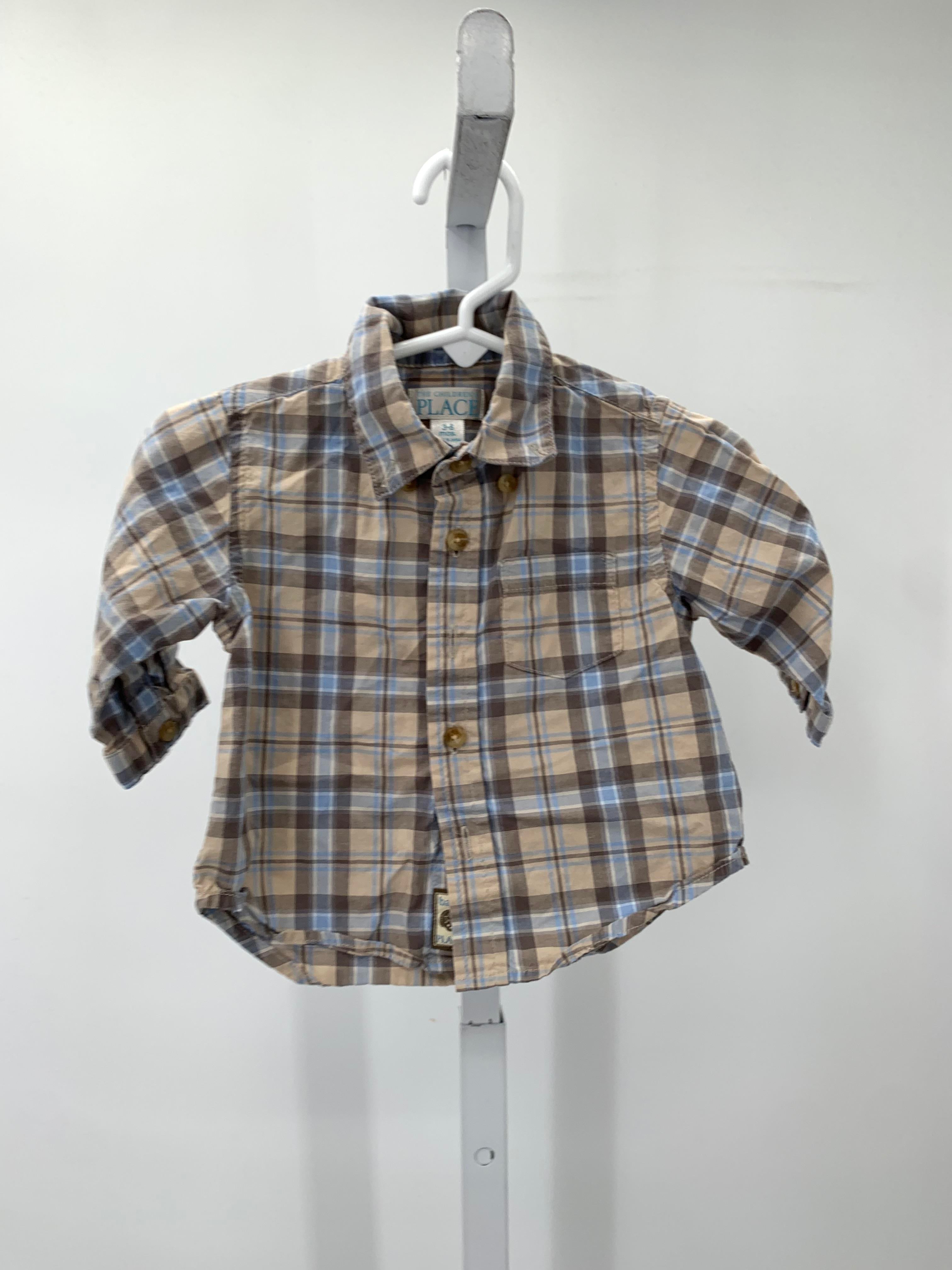 BLUE PLAID BTN DOWN