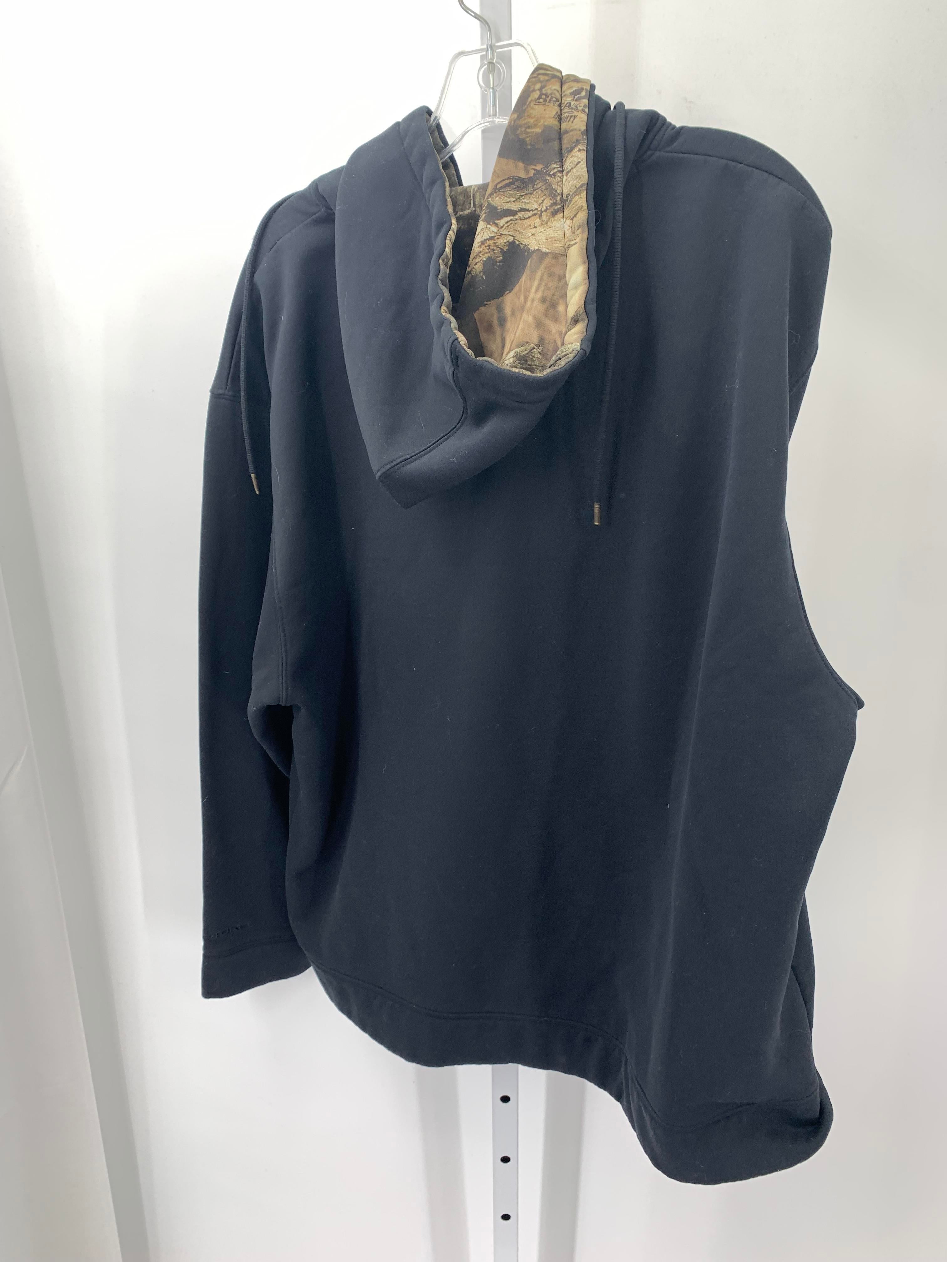 GREEN LOGO HOODED KNIT