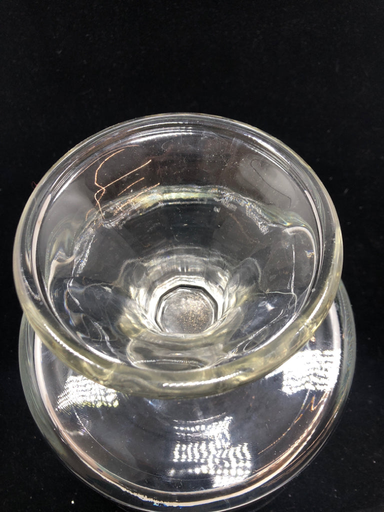 GLASS TRIFLE DISH.