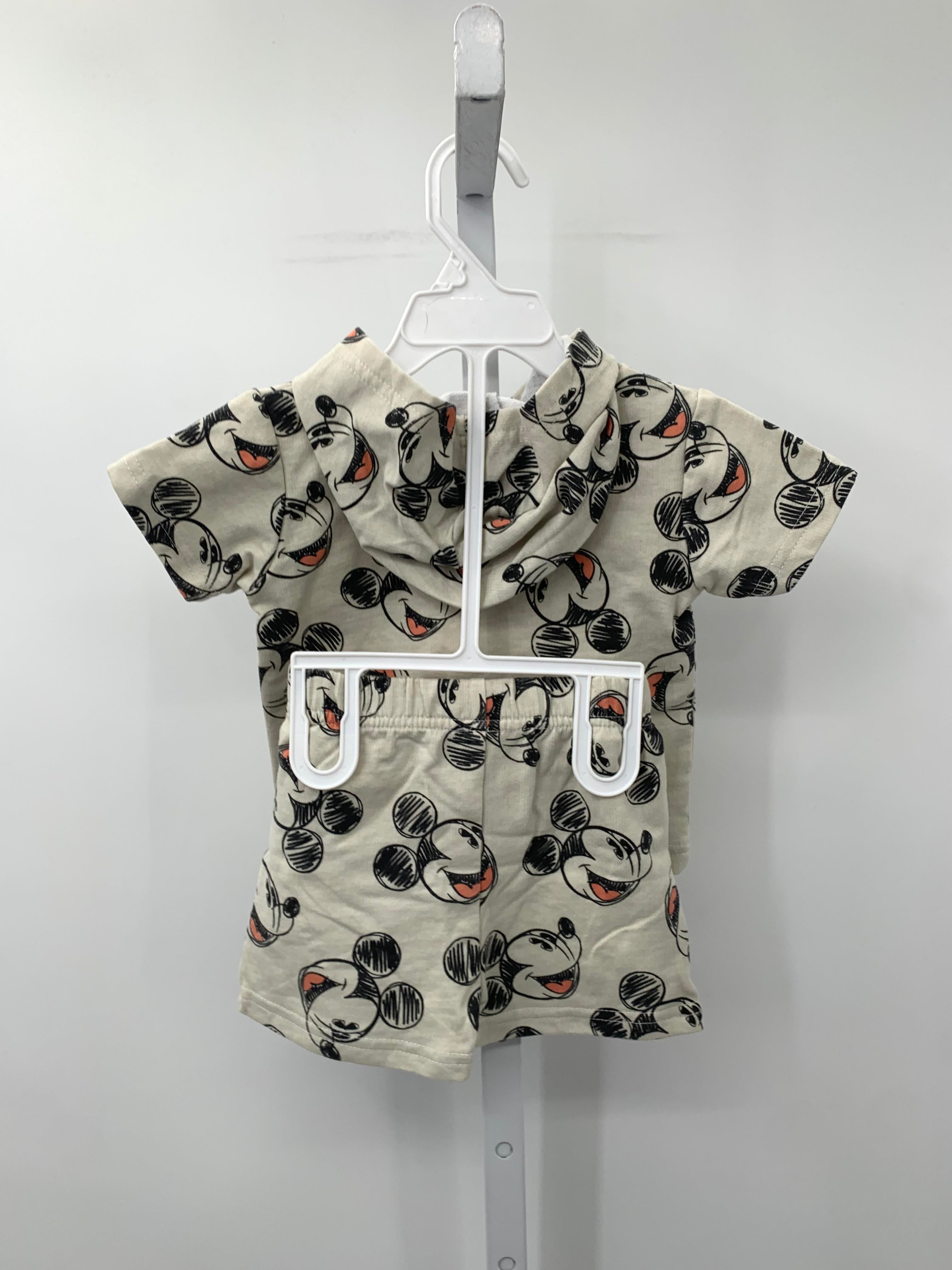 MICKEY MOUSE HOODED SHIRT AND SHORTS