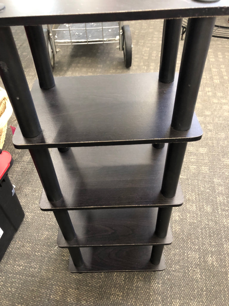 5 TIER BLACK SHELF.