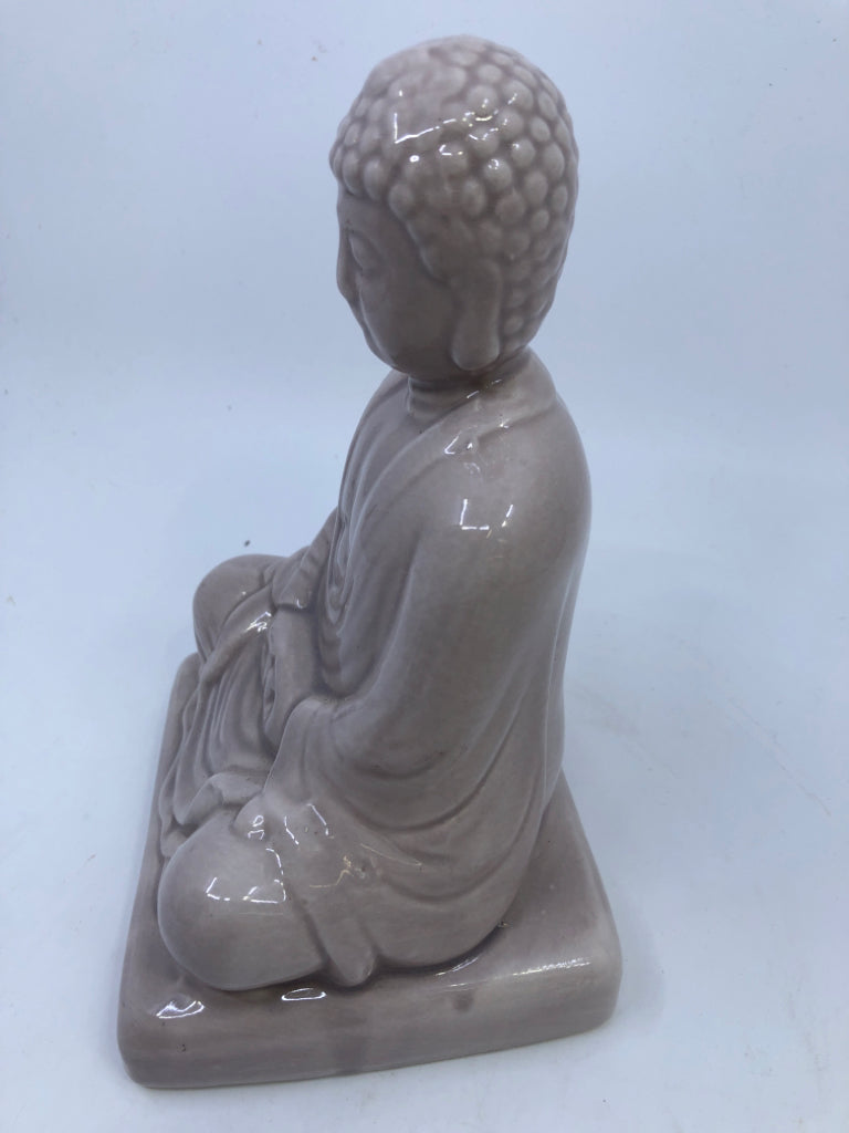 OFF WHITE/PINK GLOSSY BUDDHA.