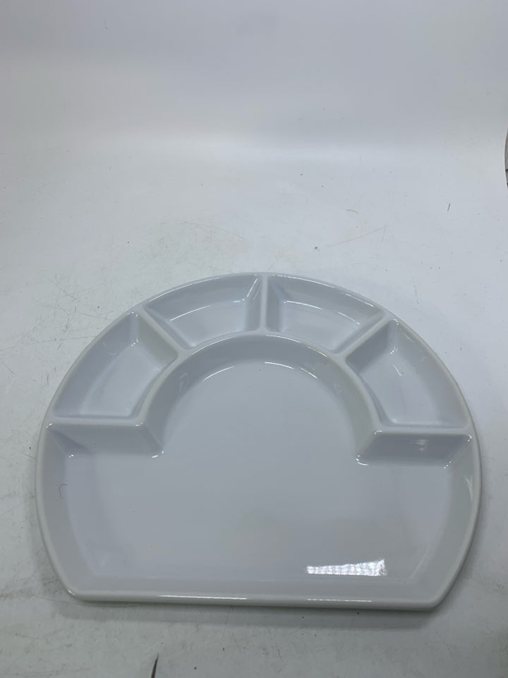 5 SECTION DIVIDED PLATE.