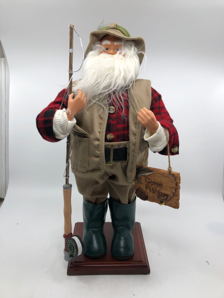 FISHERMAN SANTA DECOR.