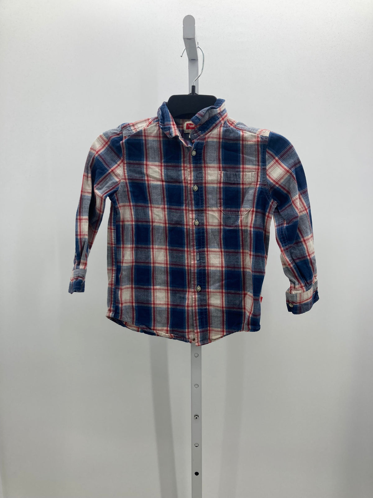 BLUE WHITE PLAID