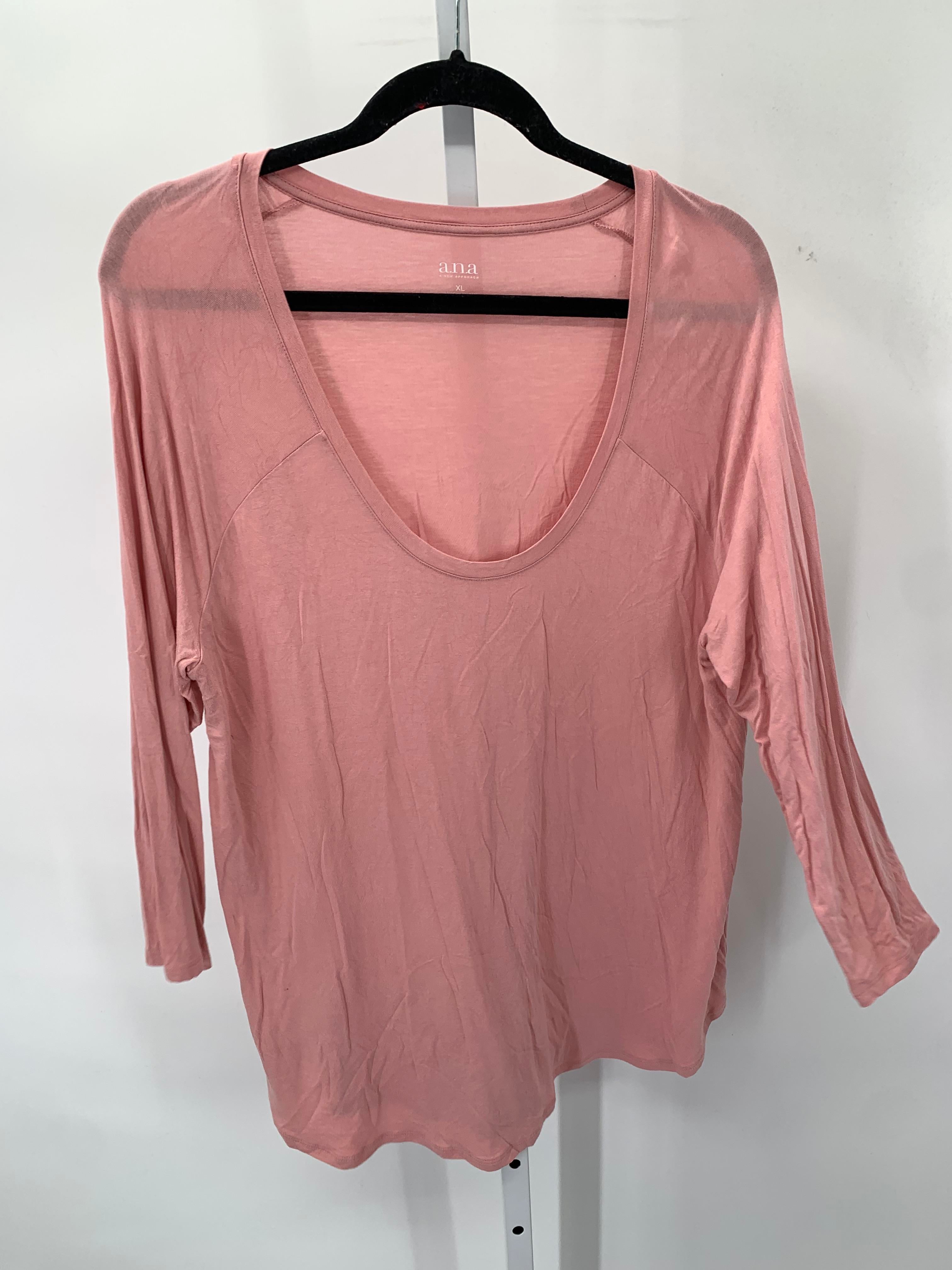 A.N.A. Size Extra Large Misses 3/4 Sleeve Shirt