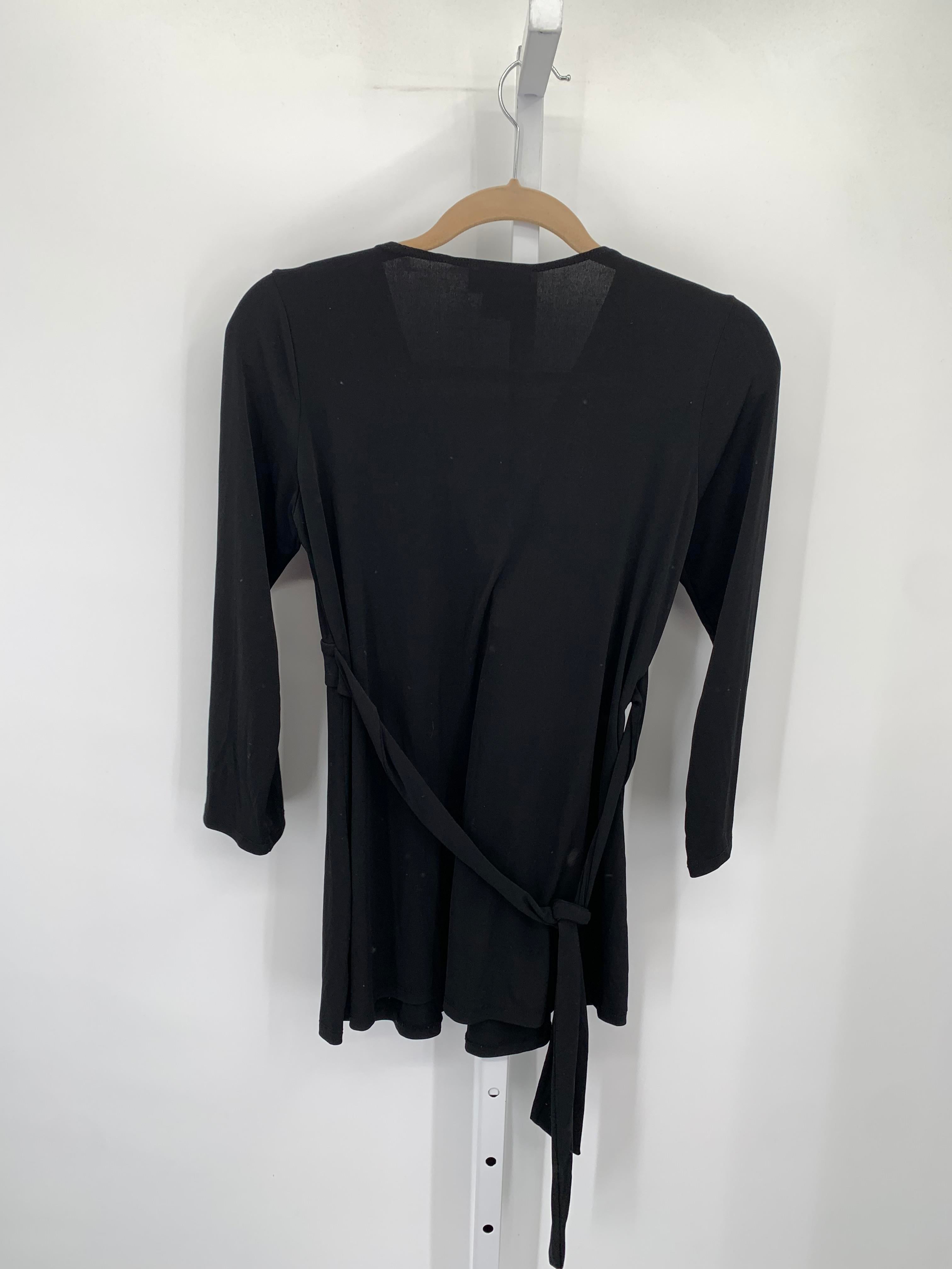 Motherhood Black Size Small Maternity 3/4 Sleeve Shirt