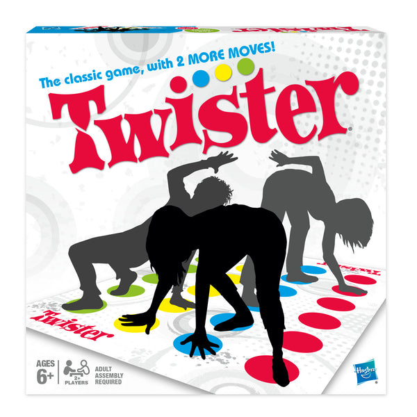 Twister Party Floor Board Game for Kids and Family Ages 6 and up  2+ Players -