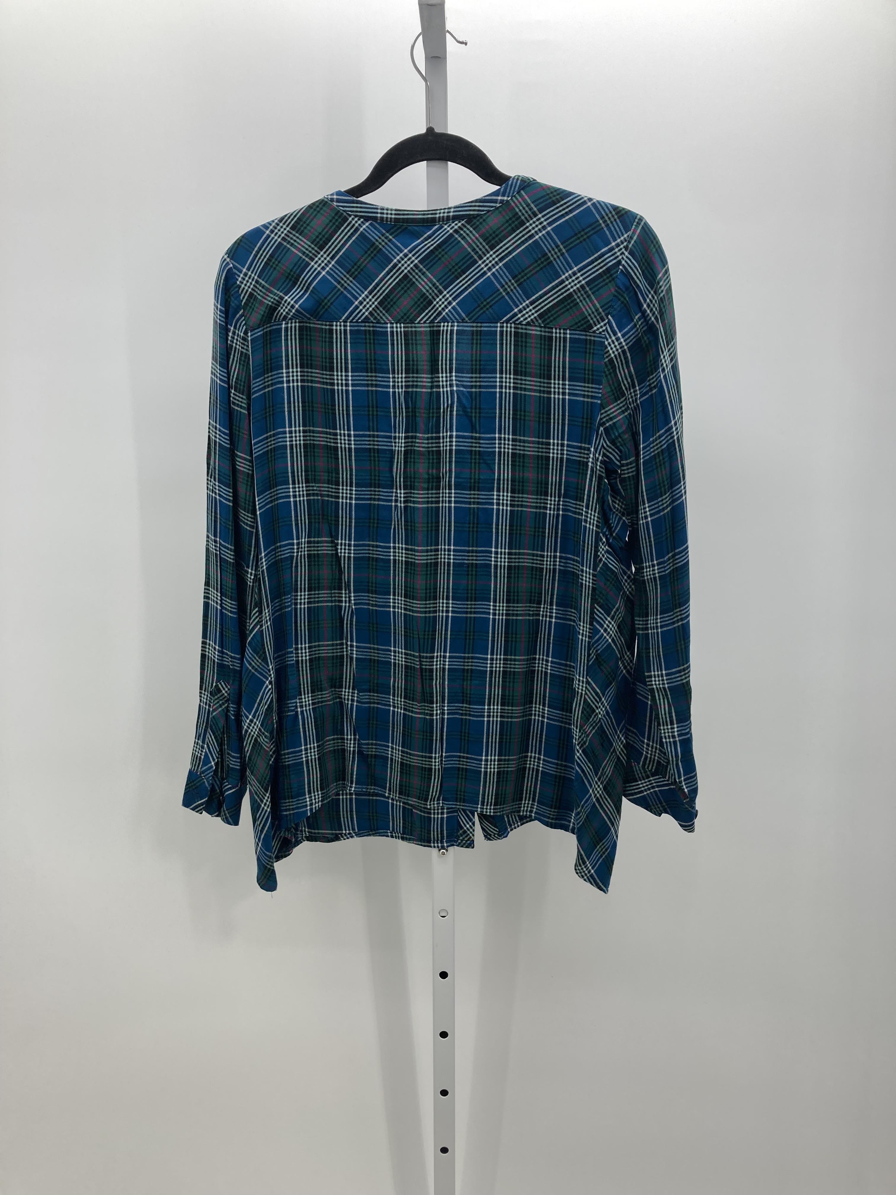 J-Jill Size Small Petite Petite Long Sleeve Shirt