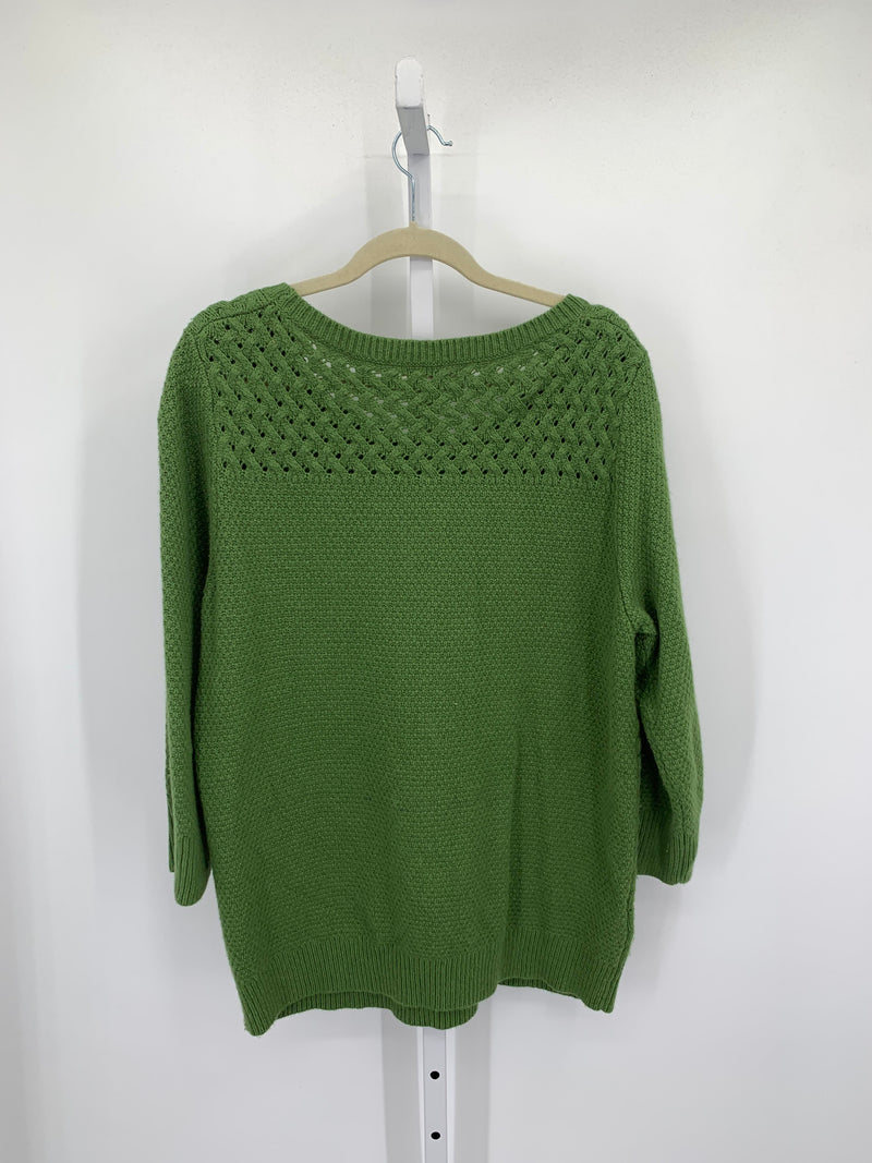 Loft Size Extra Large Misses Long Slv Sweater