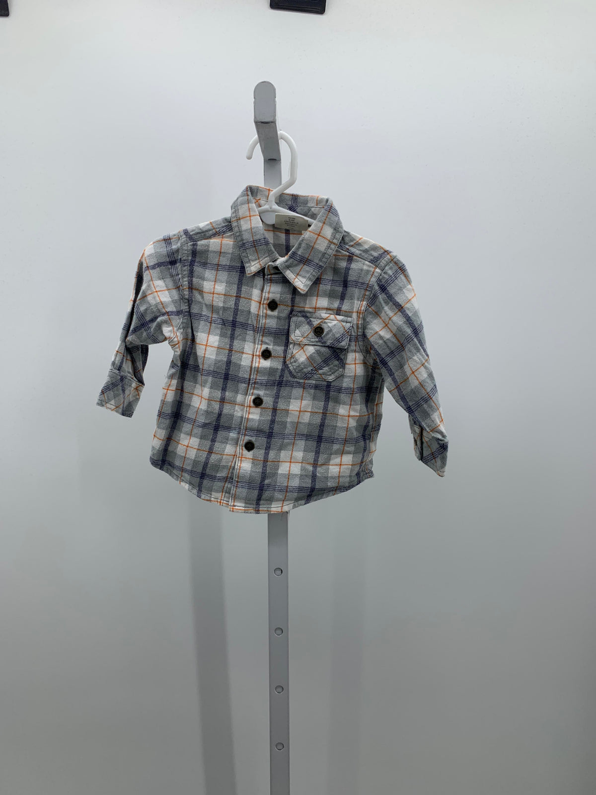 PLAID BTN DOWN