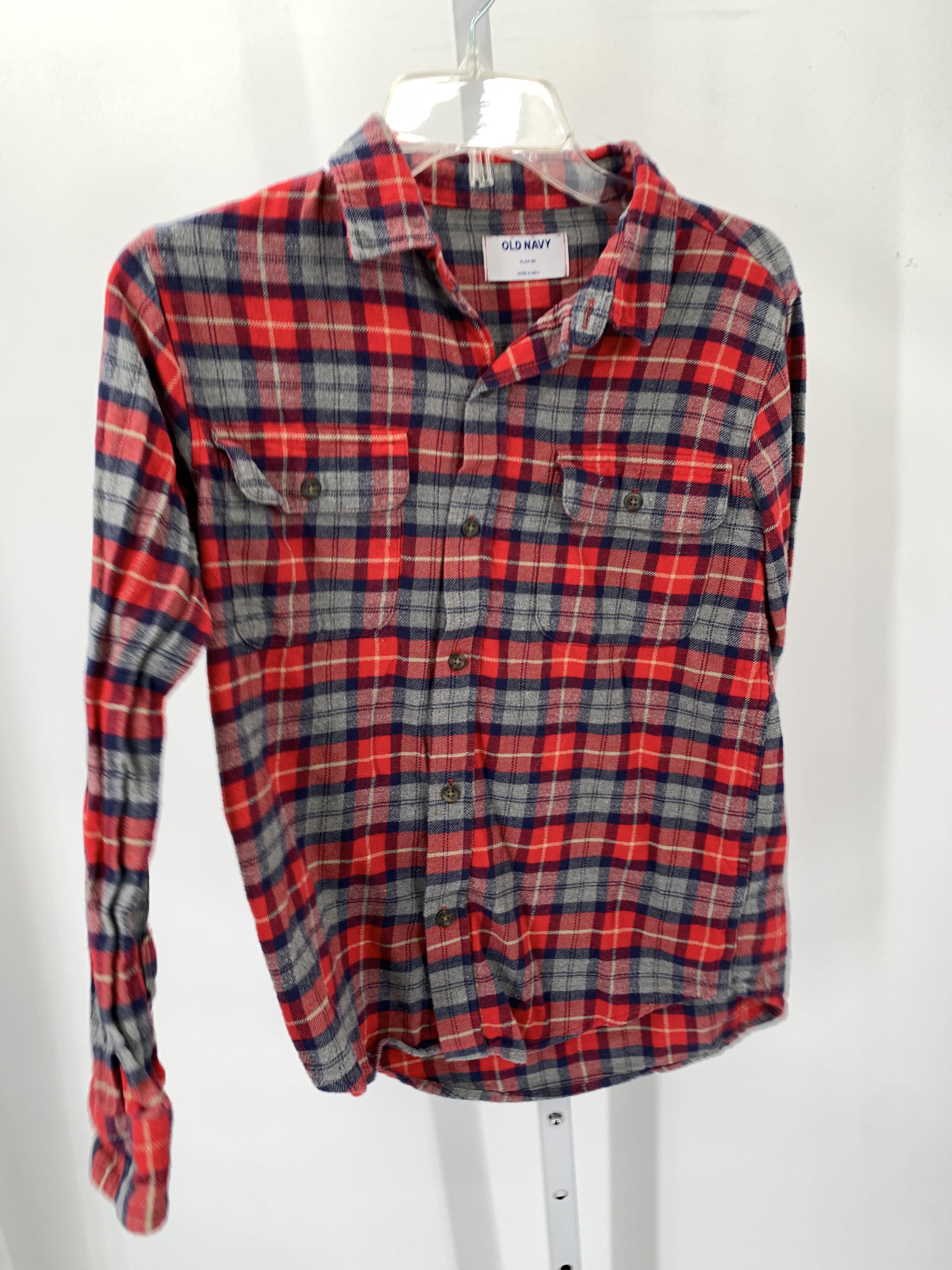 GREY PLAID BTN DOWN