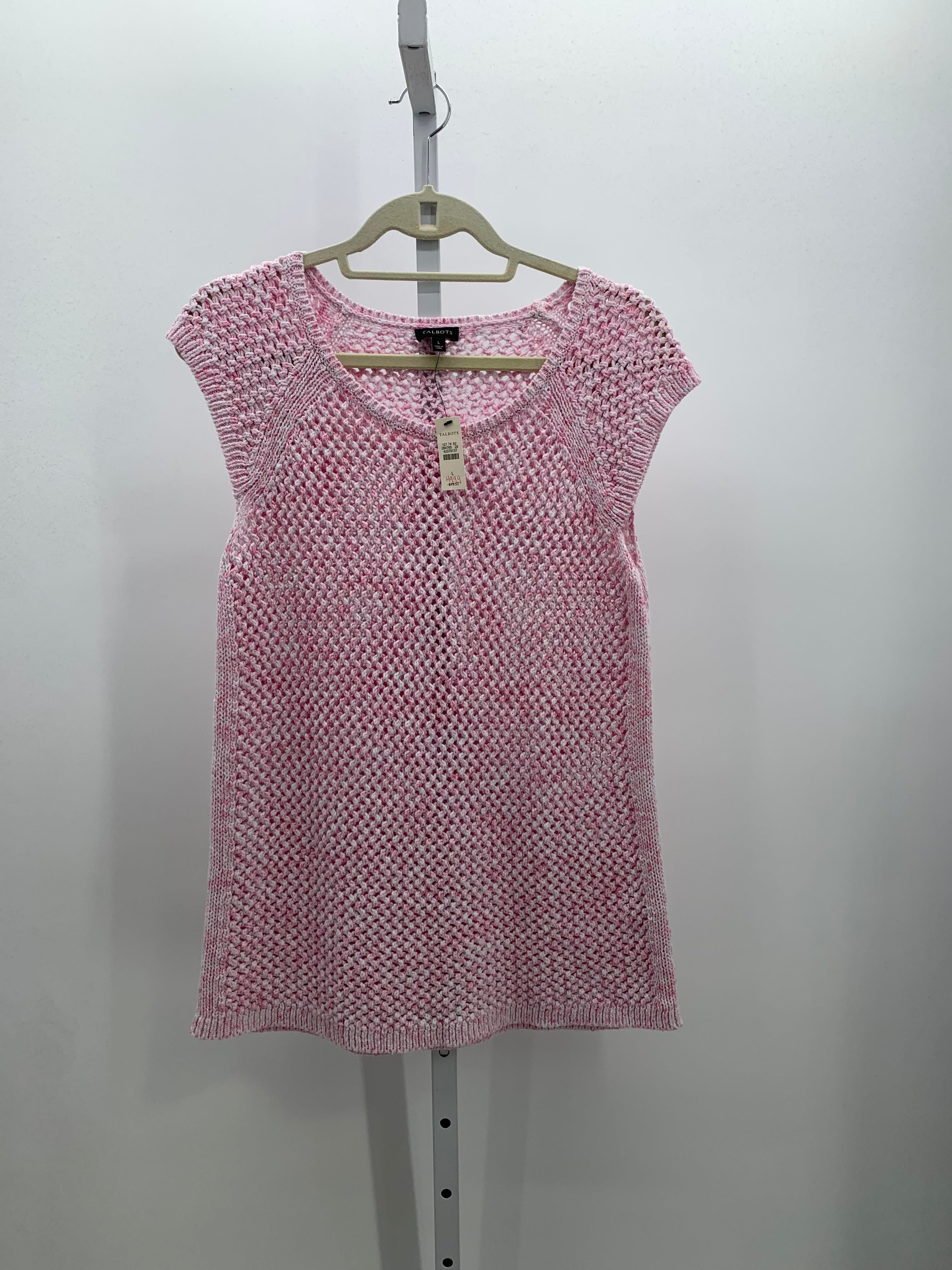 Talbots Size Large Misses Short Slv Sweater