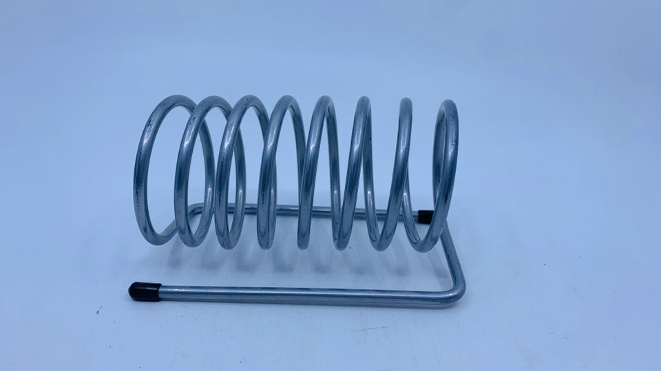 SILVER SPIRAL PAPER ORGANIZER.