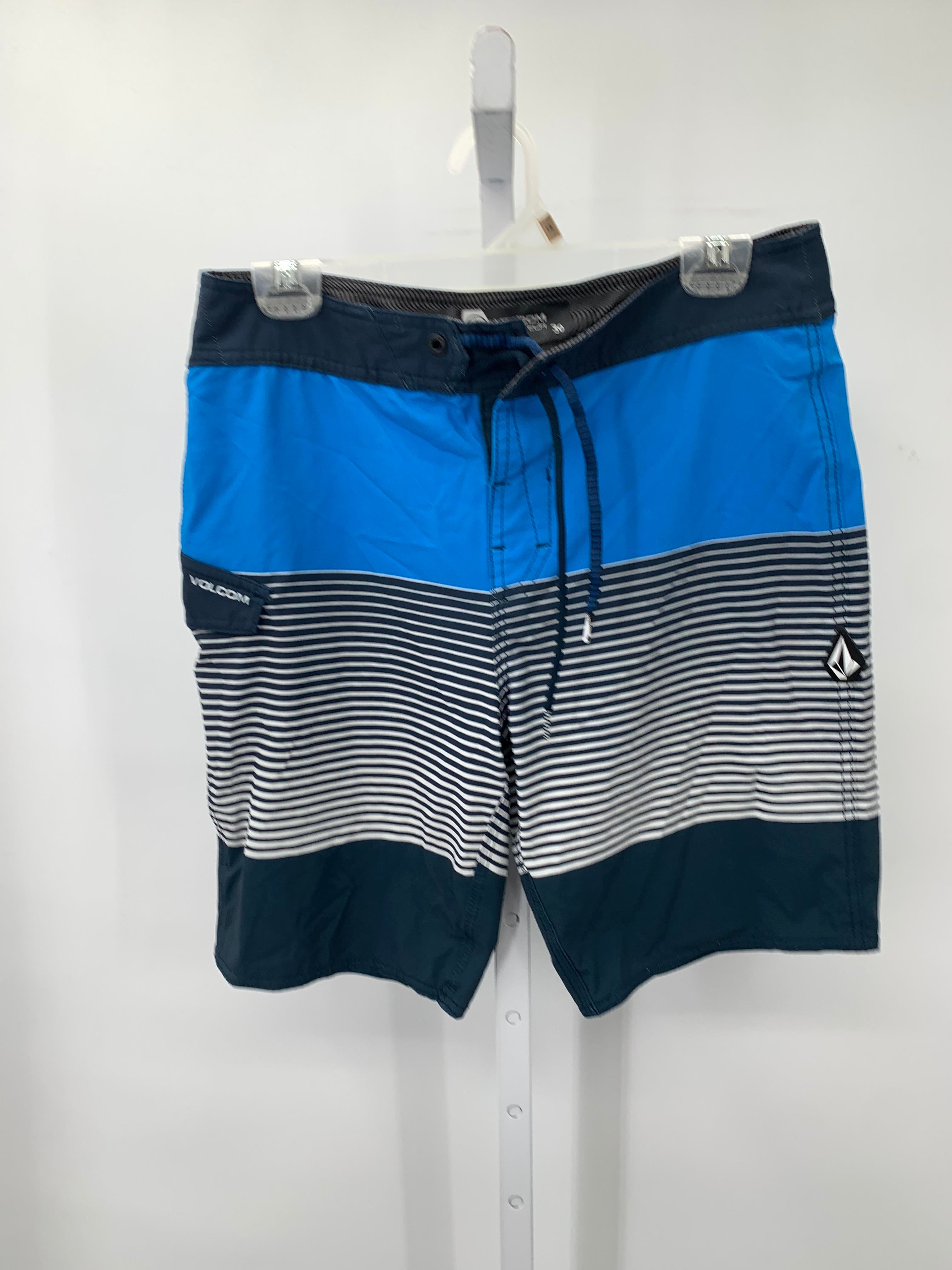 WHITE STRIPES BOARD SHORTS