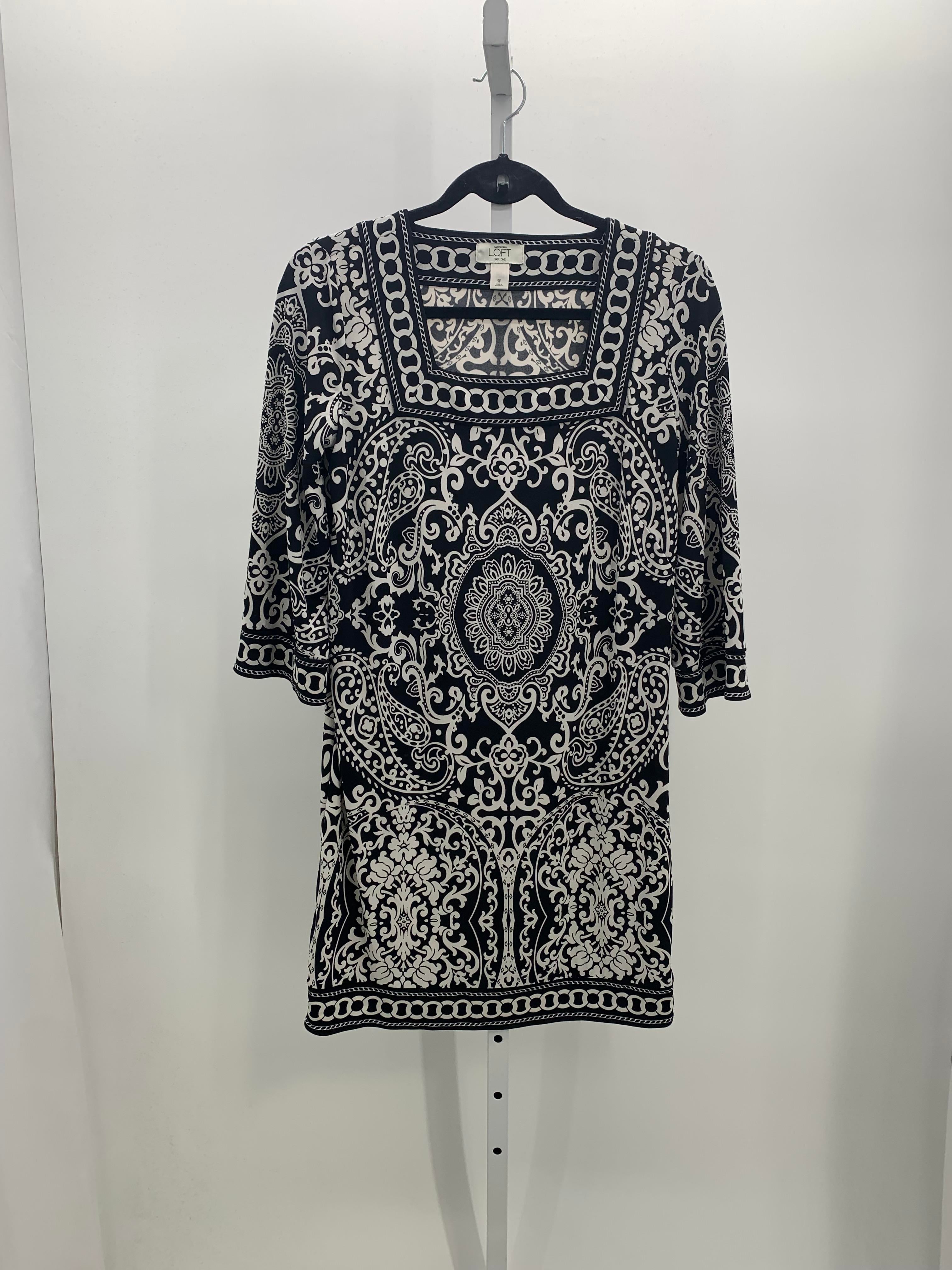 Loft Size Small Petite Petite Long Sleeve Dress