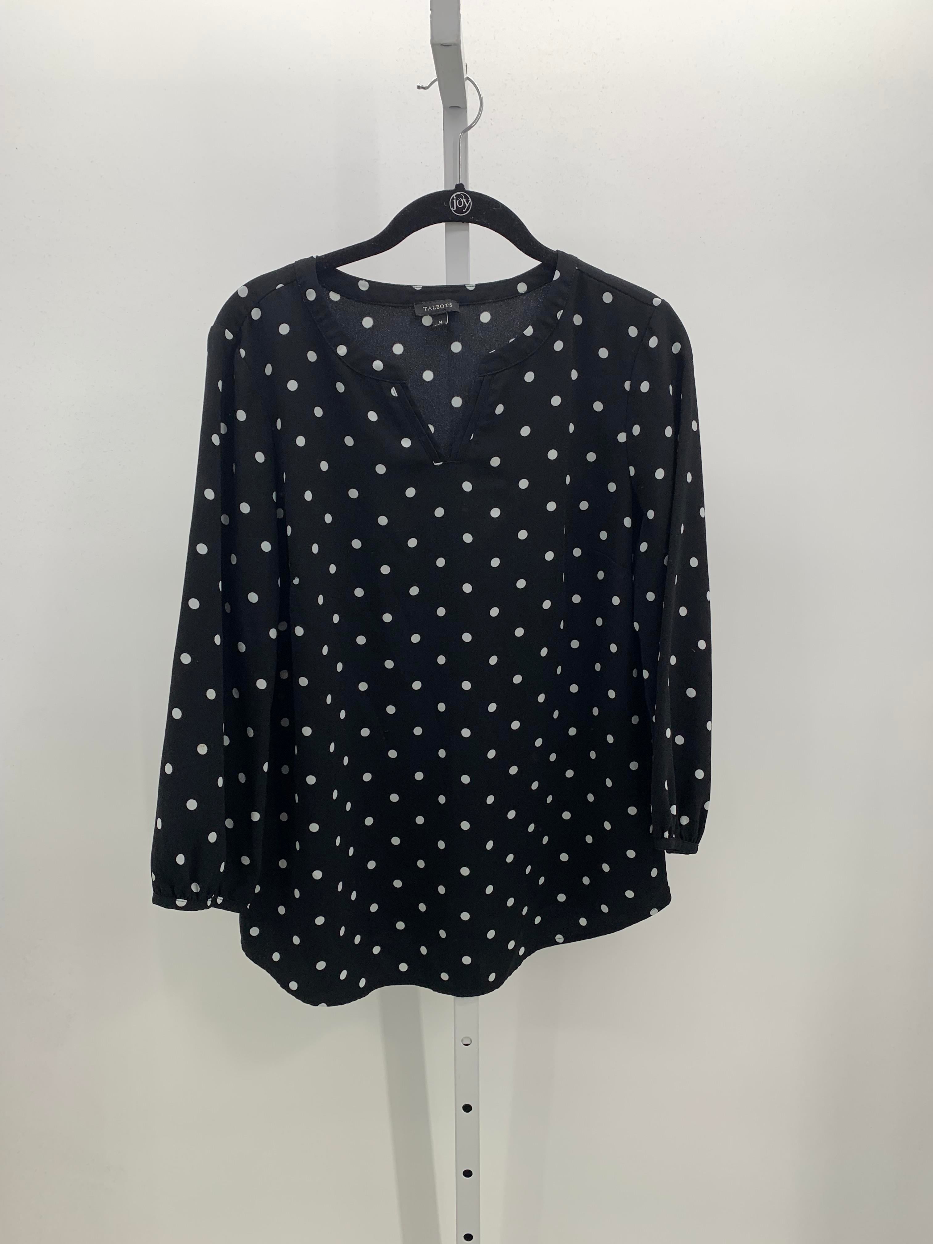 Talbots Size Medium Misses Long Sleeve Shirt