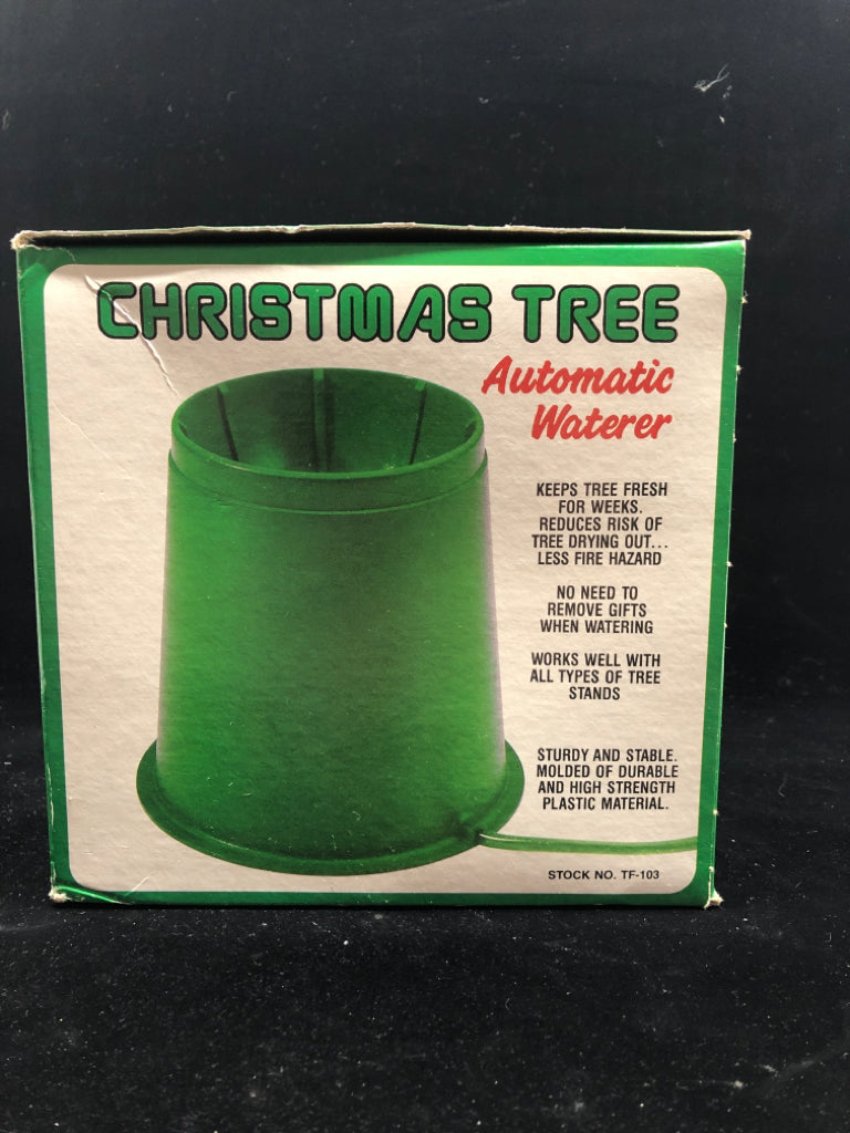 NIB CHRISTMAS TREE AUTOMATIC WATERER.