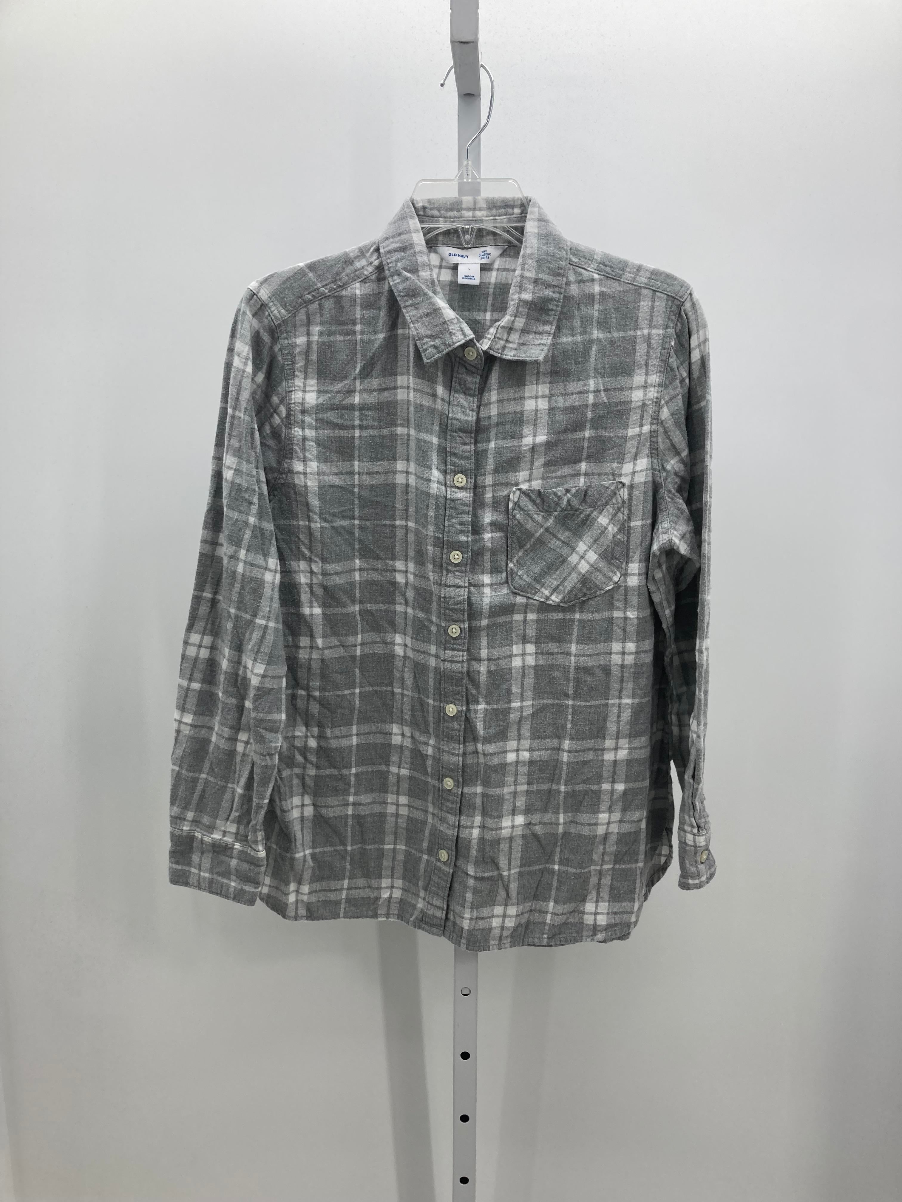 Old Navy Size Large Misses Long Sleeve Shirt