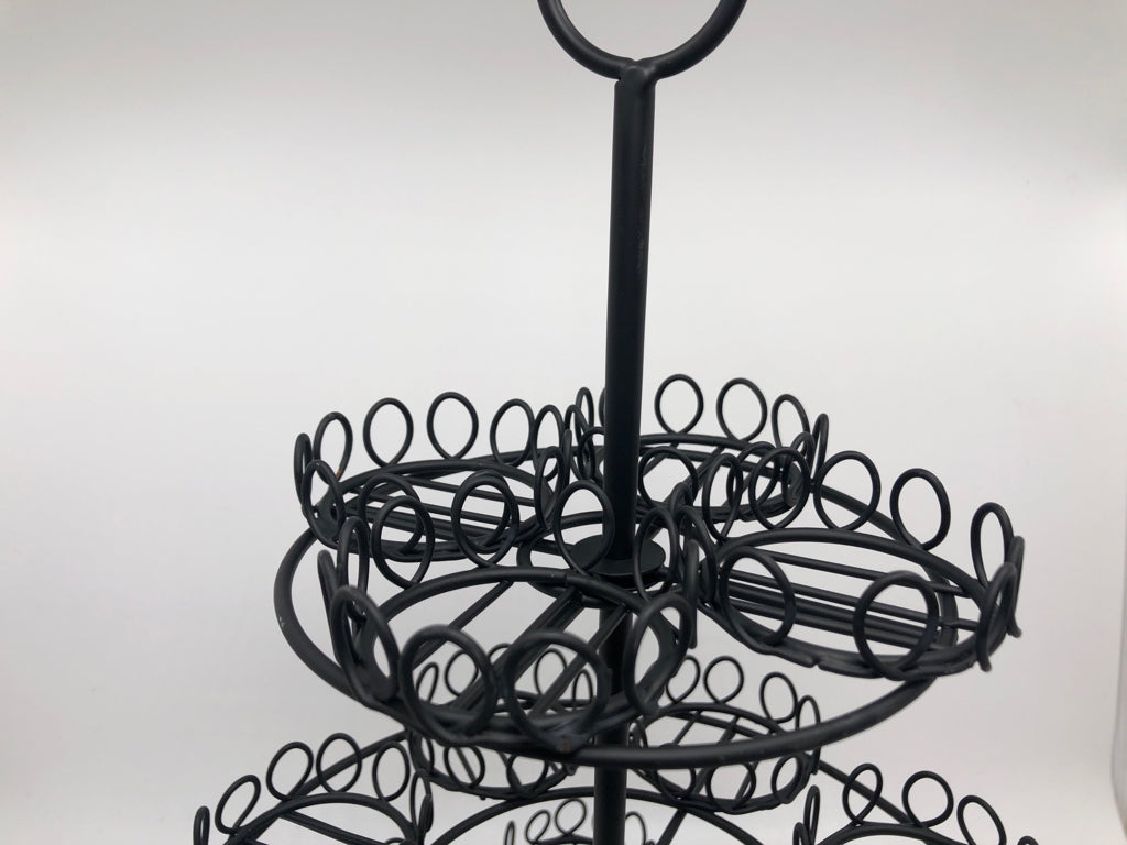 3 TIER METAL CUPCAKE STAND.