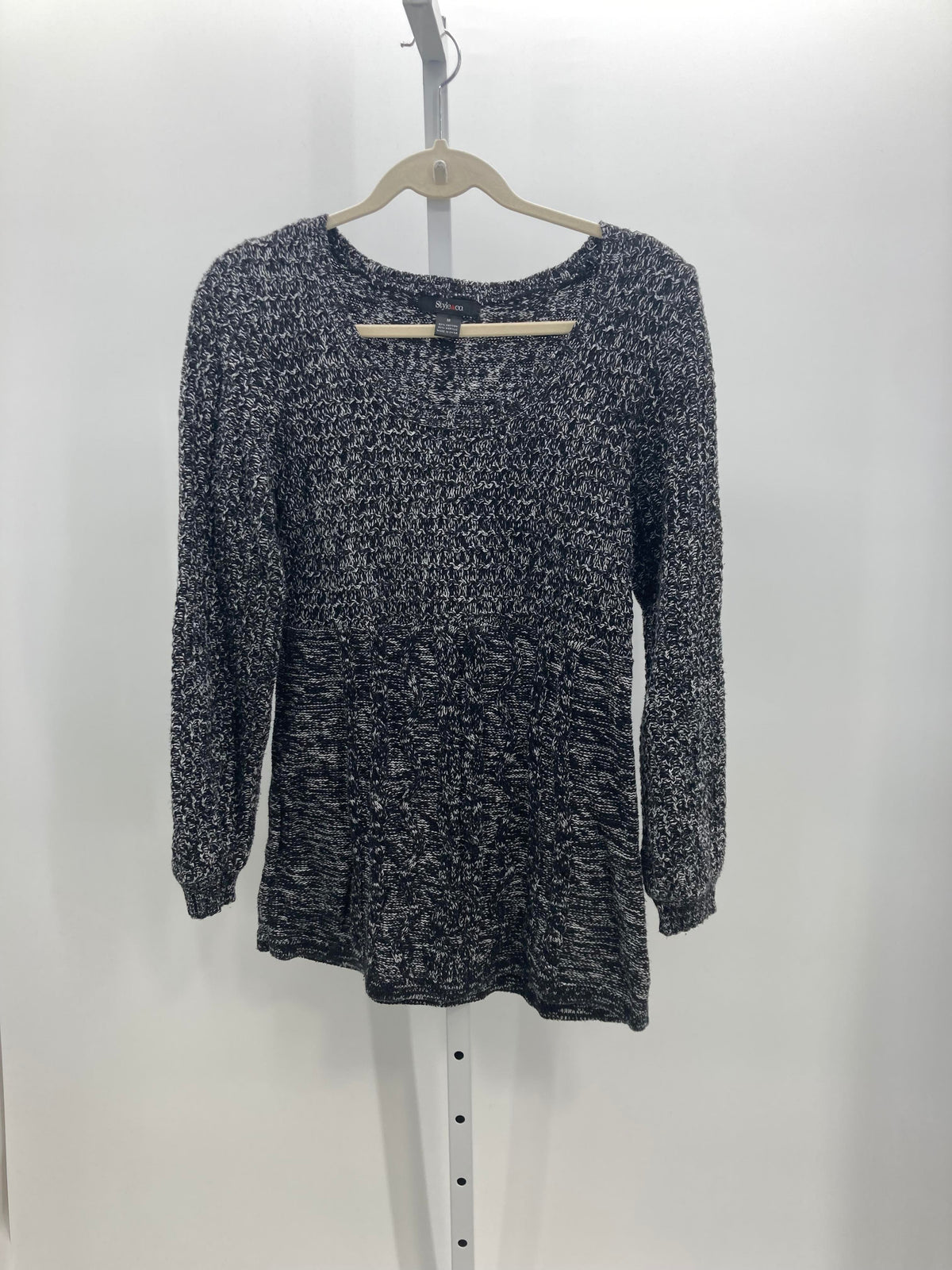 Style & Co. Size Medium Misses Long Slv Sweater