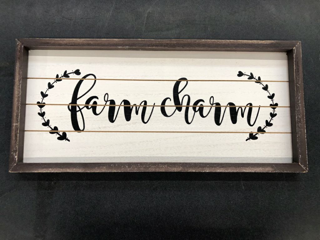 FARM CHARM WALL ART.