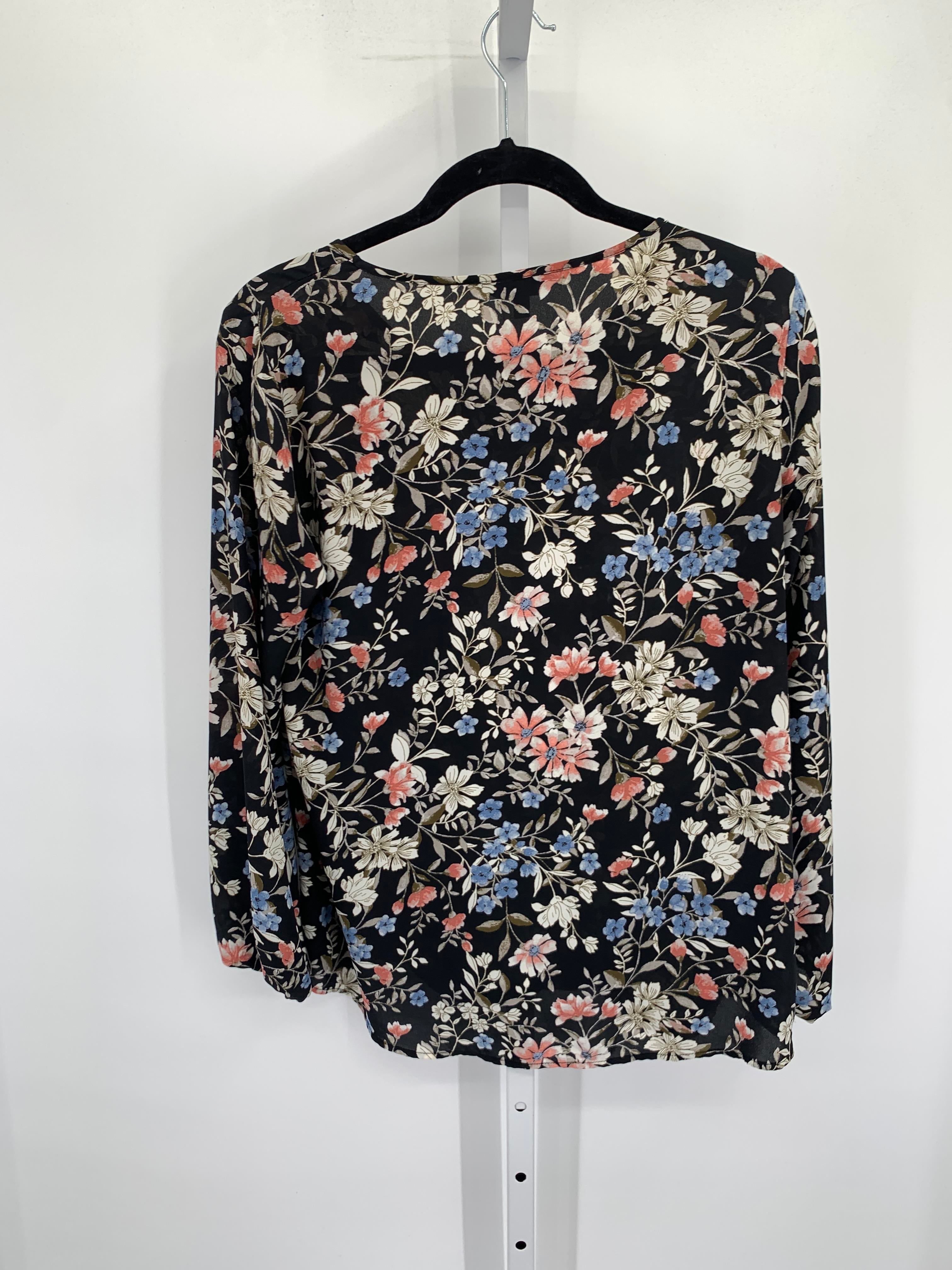 Apt. 9 Size Medium Misses Long Sleeve Shirt