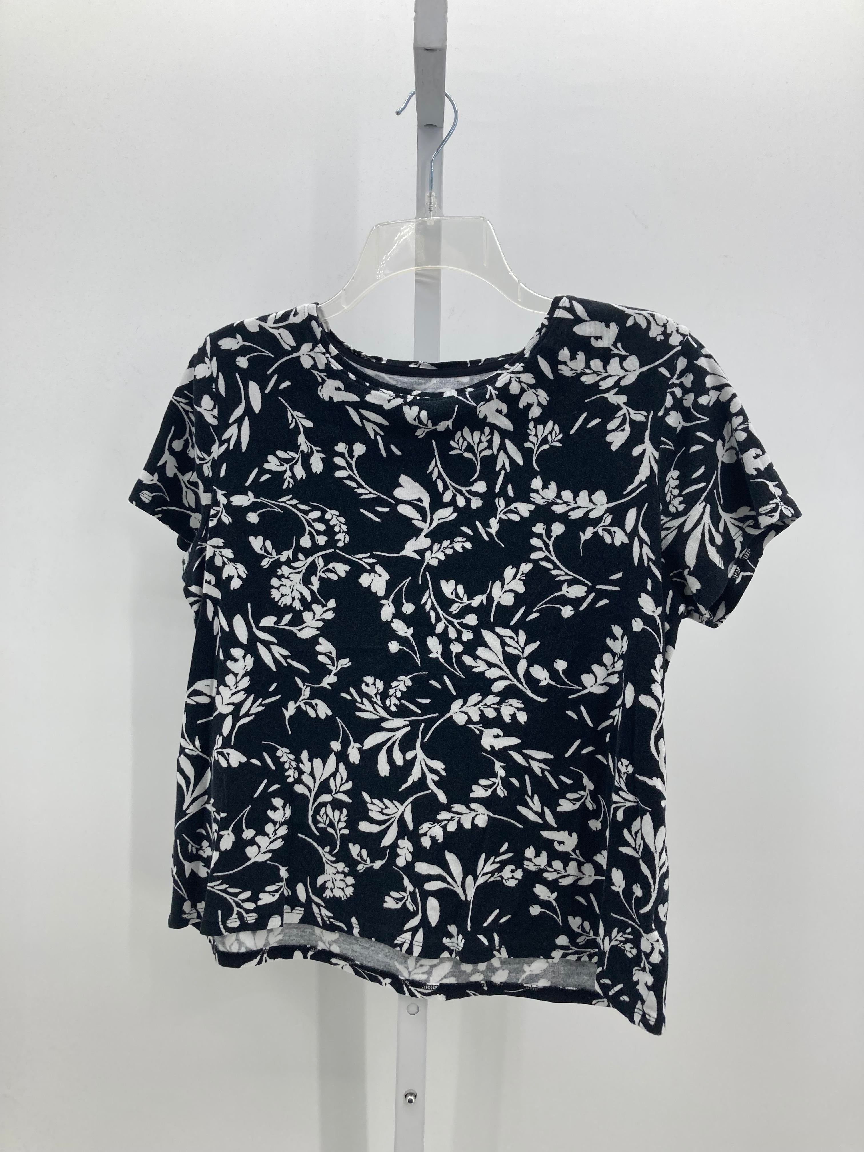 Croft & Barrow Size Large Petite Petite Short Sleeve Shirt